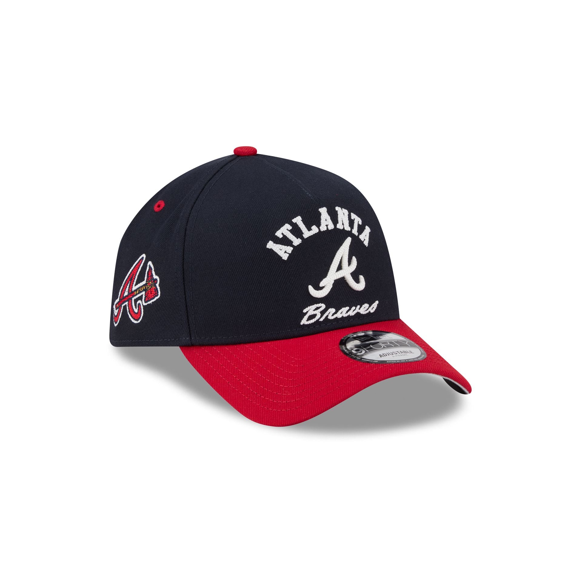 Atlanta Braves Arched 9Forty A-Frame Snapback Hat