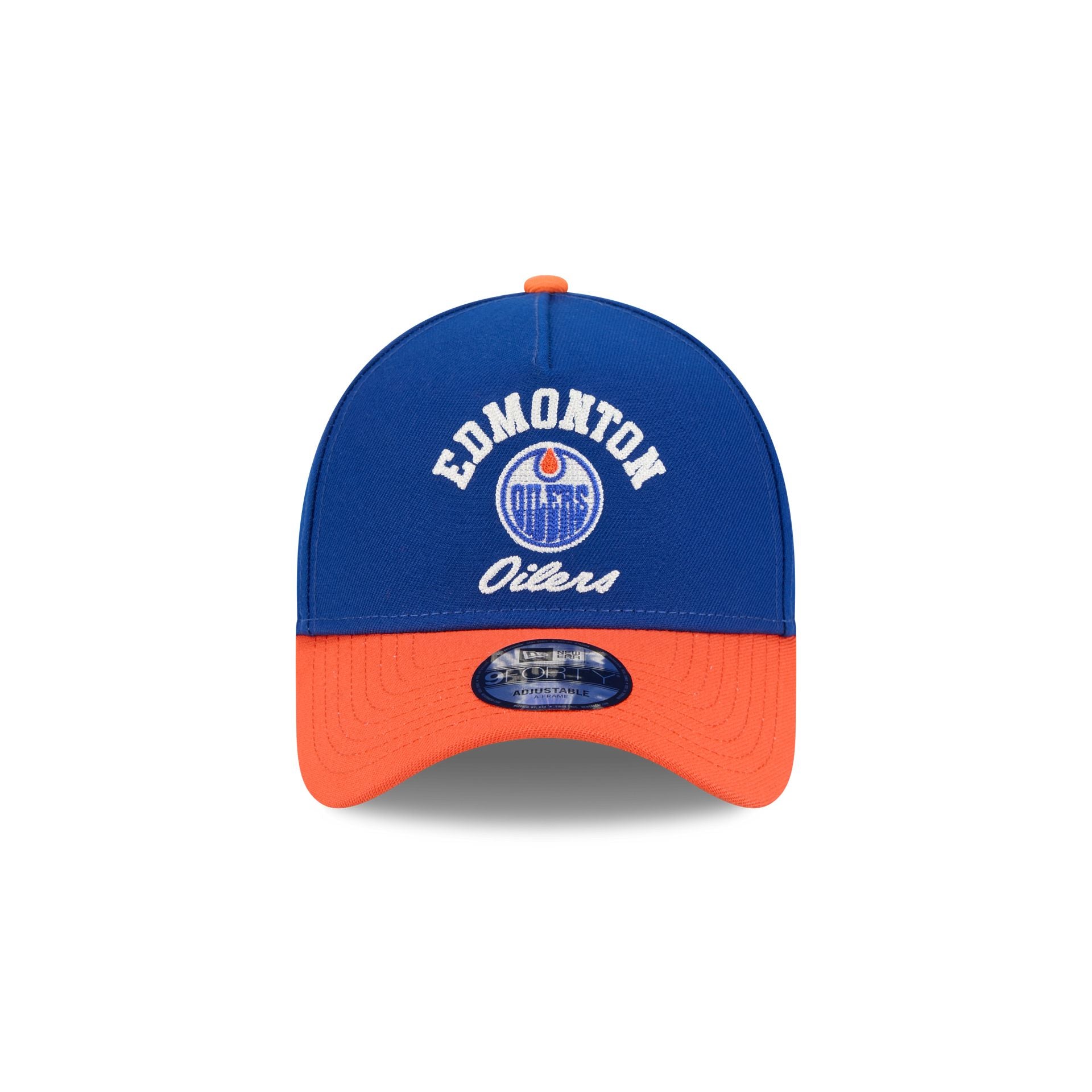 Alternative view of Edmonton Oilers Arched 9Forty A-Frame Snapback Hat