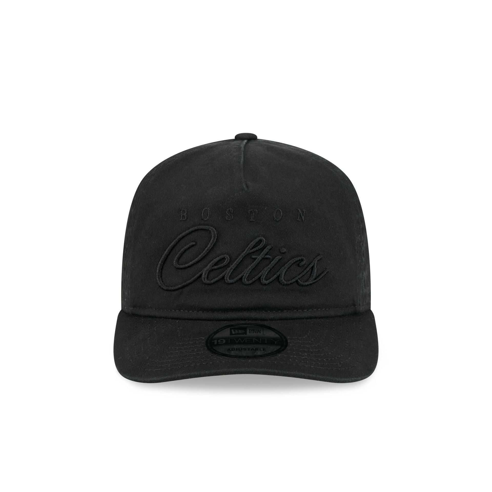 Alternative view of Boston Celtics All Black Scripted 19Twenty Adjustable Hat