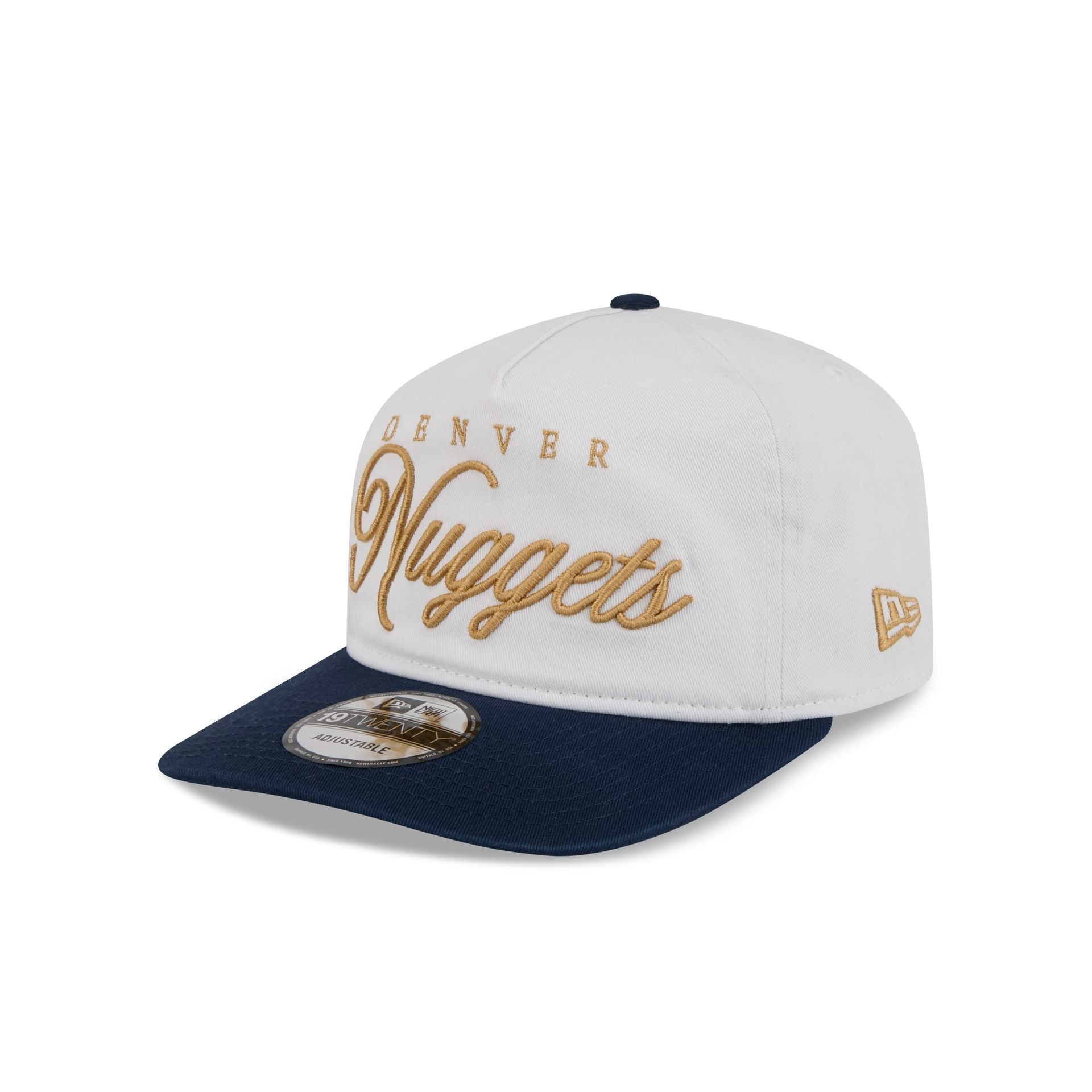 Denver Nuggets Gold Scripted 19Twenty Adjustable Hat - Image 3