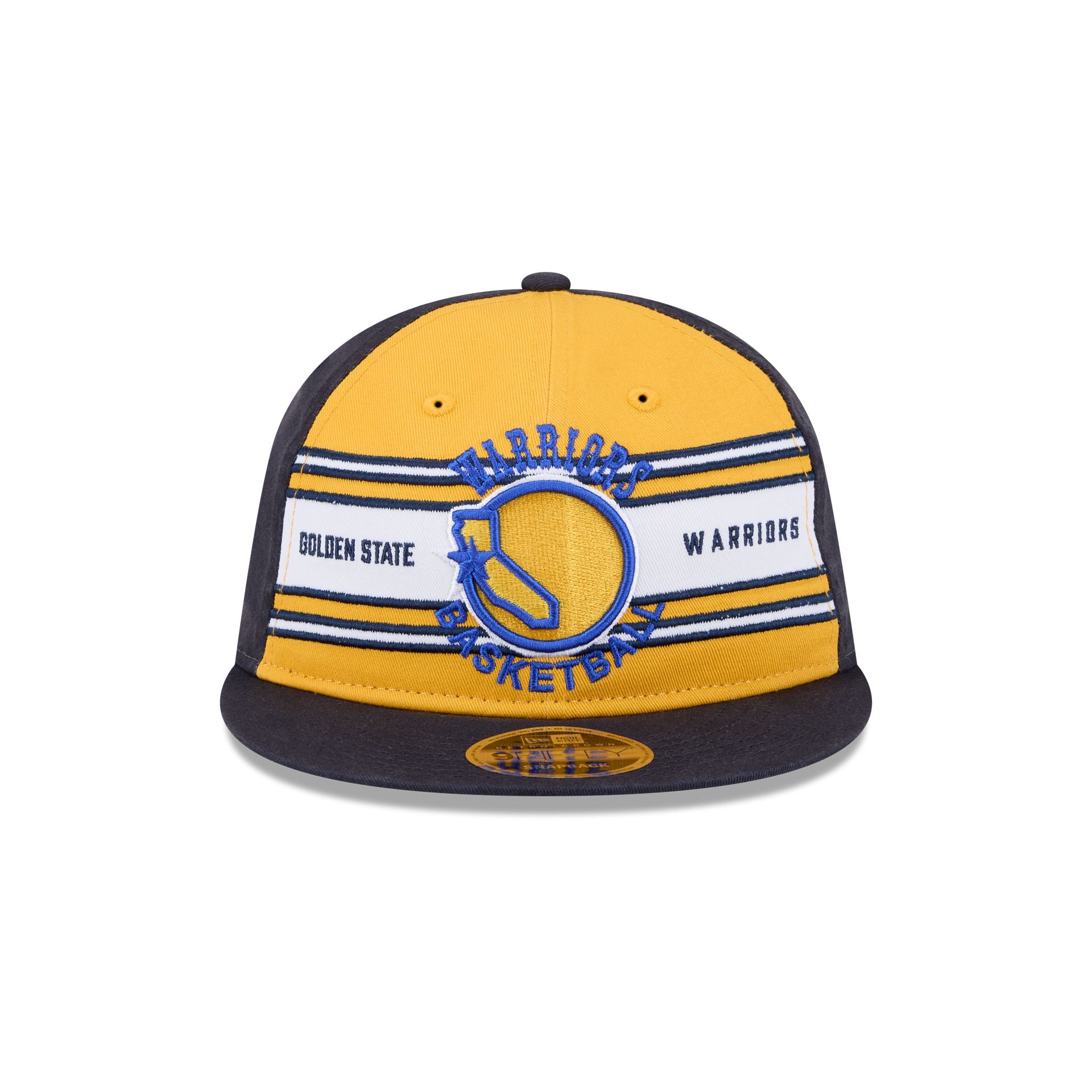 Alternative view of Golden State Warriors Team Stripes Retro Crown 9Fifty Snapback Hat