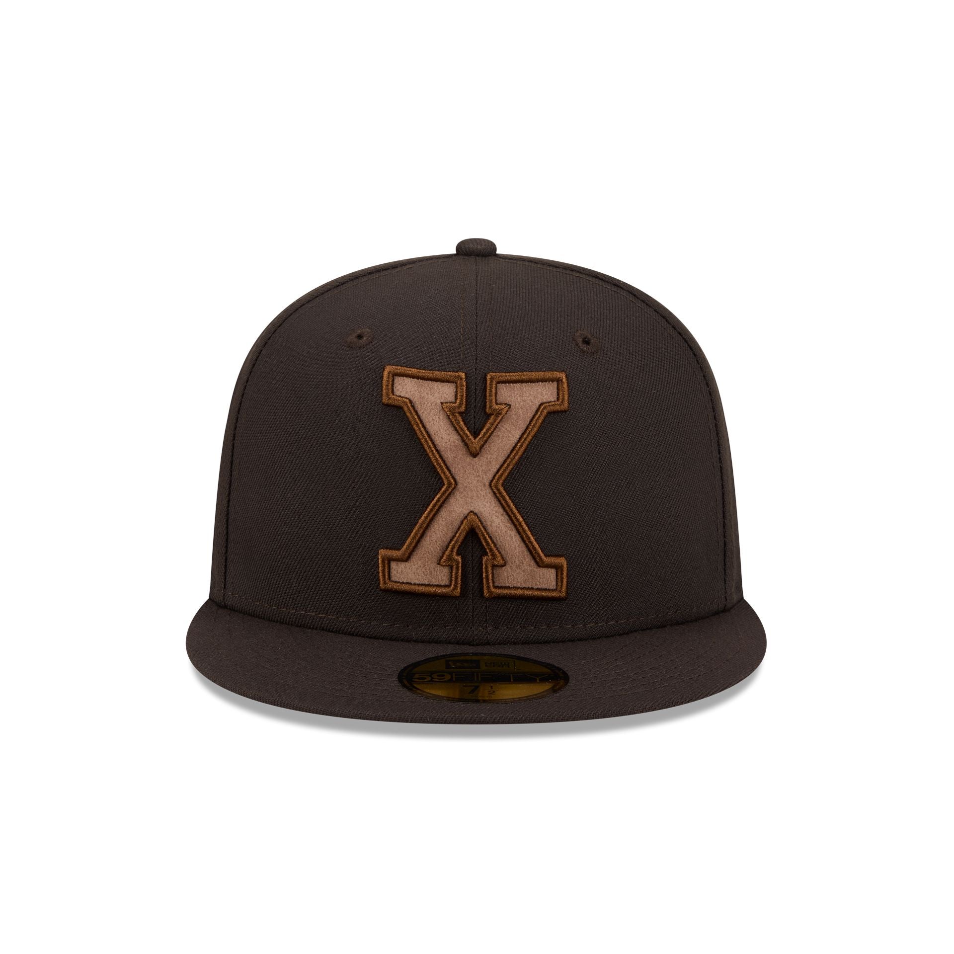 Alternative view of Cuban X Giants Brown Suede 59Fifty Fitted Hat