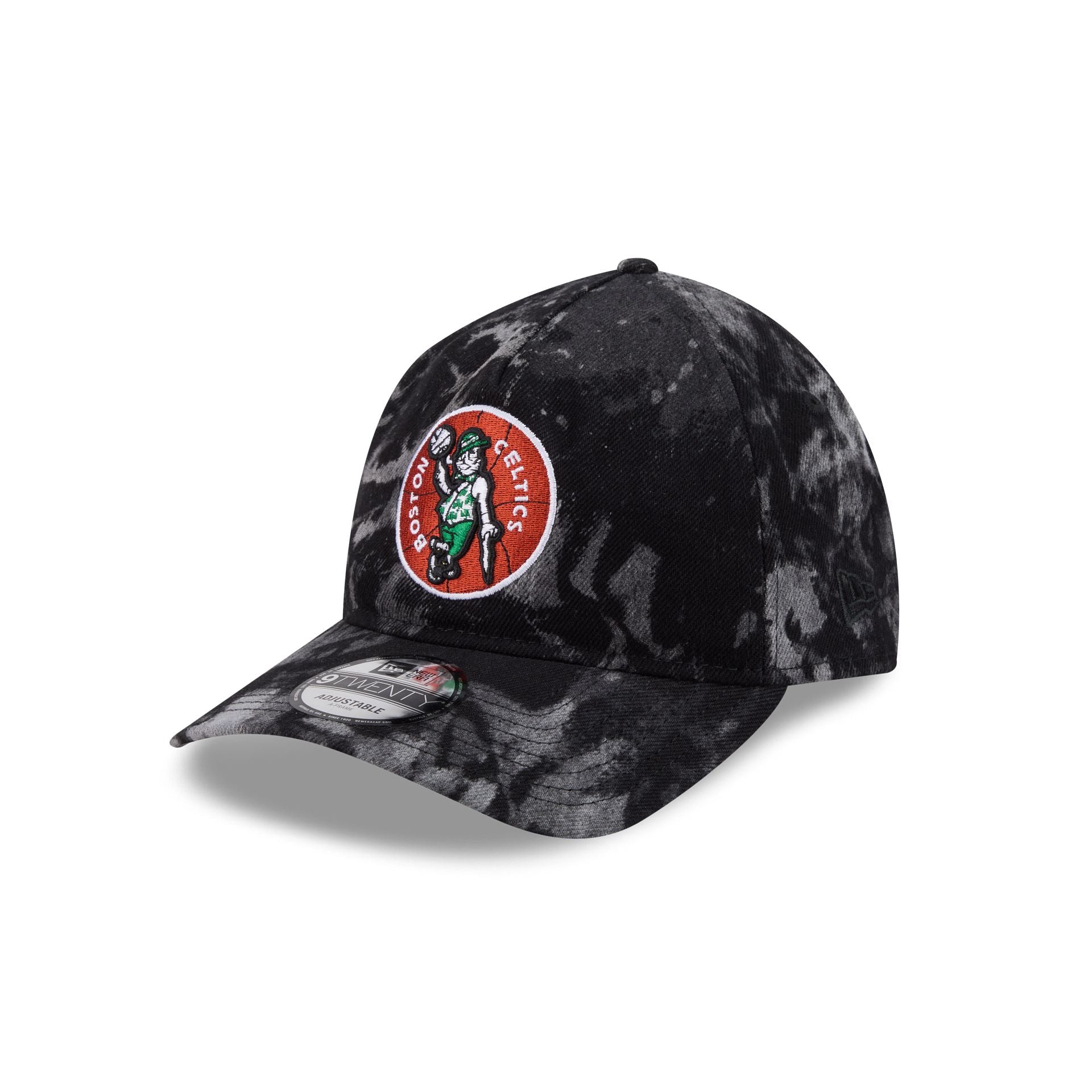 Boston Celtics Bleached Denim 9Twenty A-Frame Adjustable Hat
