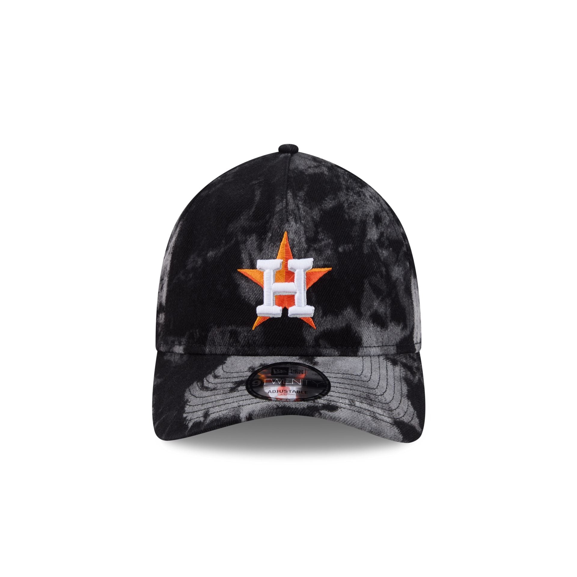 Alternative view of Houston Astros Bleached Denim 9Twenty A-Frame Adjustable Hat