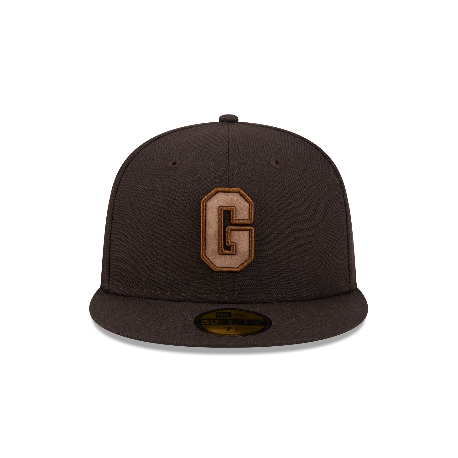 Alternative view of Homestead Grays Brown Suede 59Fifty Fitted Hat