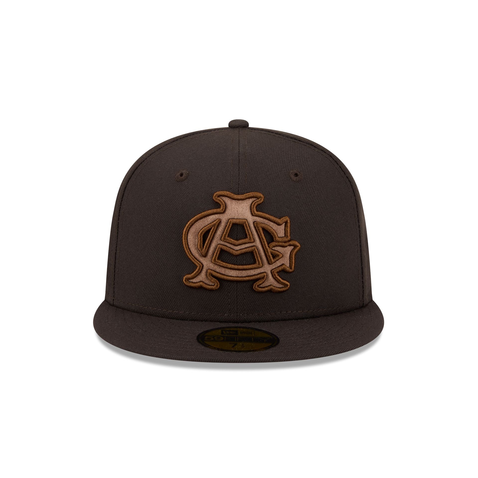 Alternative view of Chicago American Giants Brown Suede 59Fifty Fitted Hat