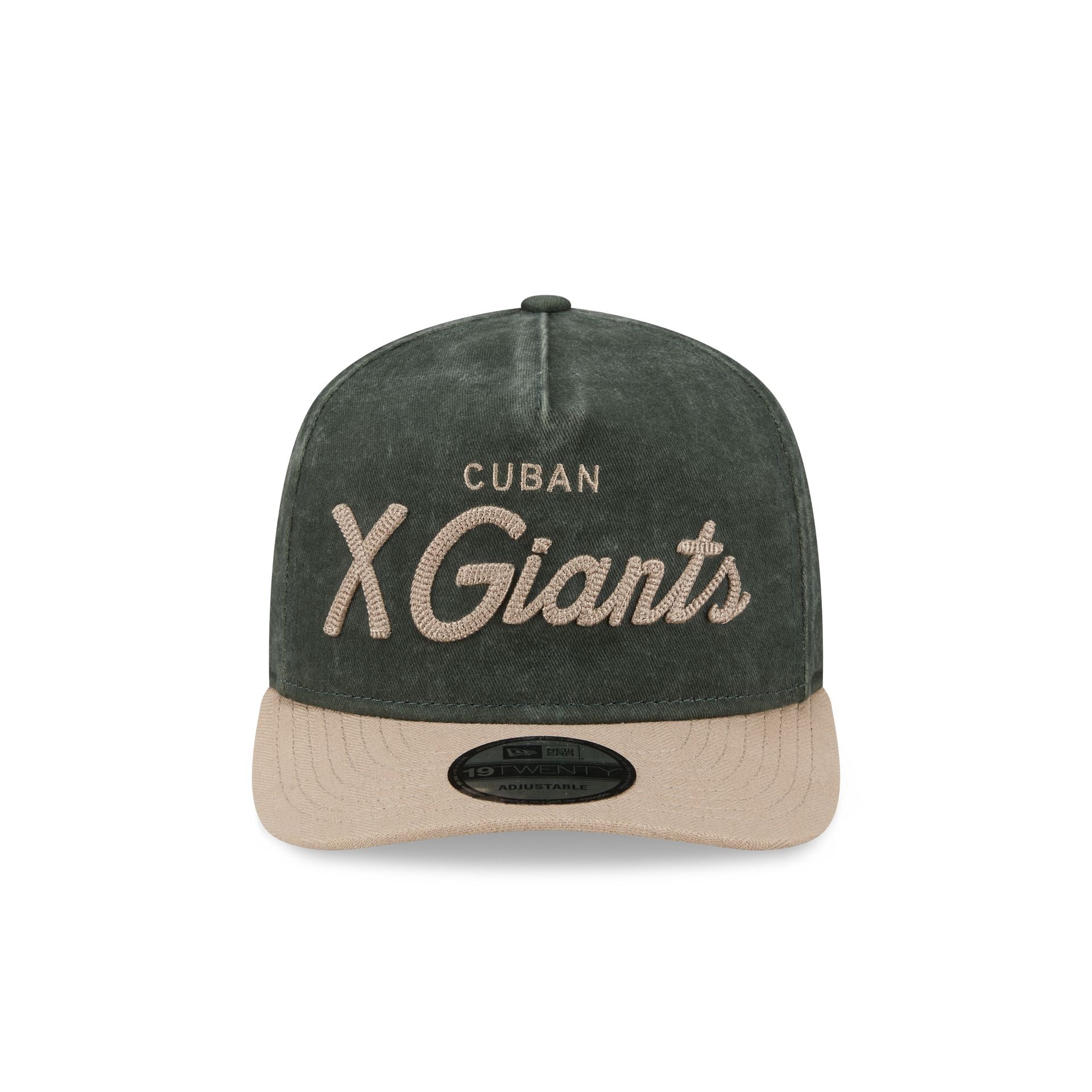 Alternative view of Cuban X Giants Chainstitch Dark Green 19Twenty Adjustable Hat
