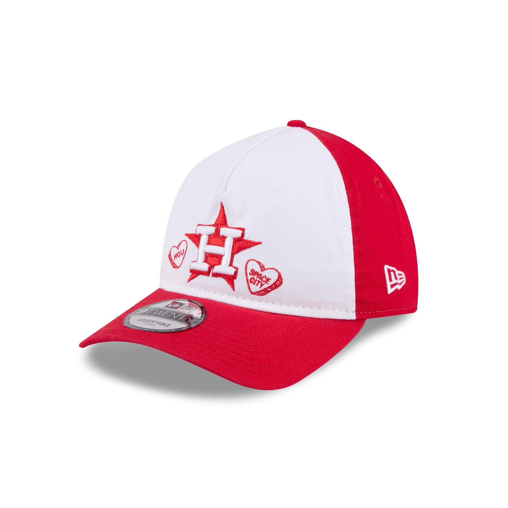 Houston Astros Conversation Hearts 9Twenty A-Frame Adjustable Hat