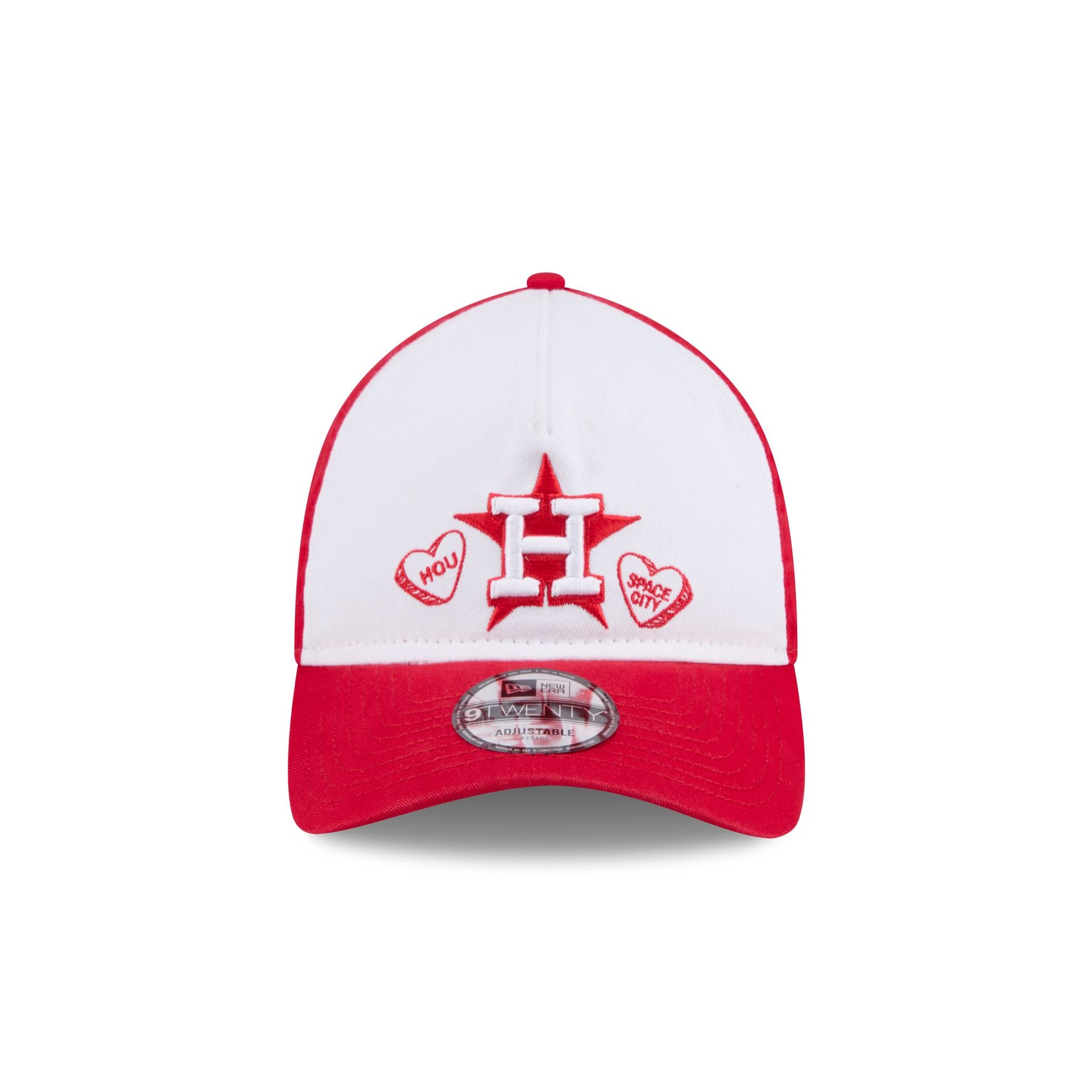 Alternative view of Houston Astros Conversation Hearts 9Twenty A-Frame Adjustable Hat