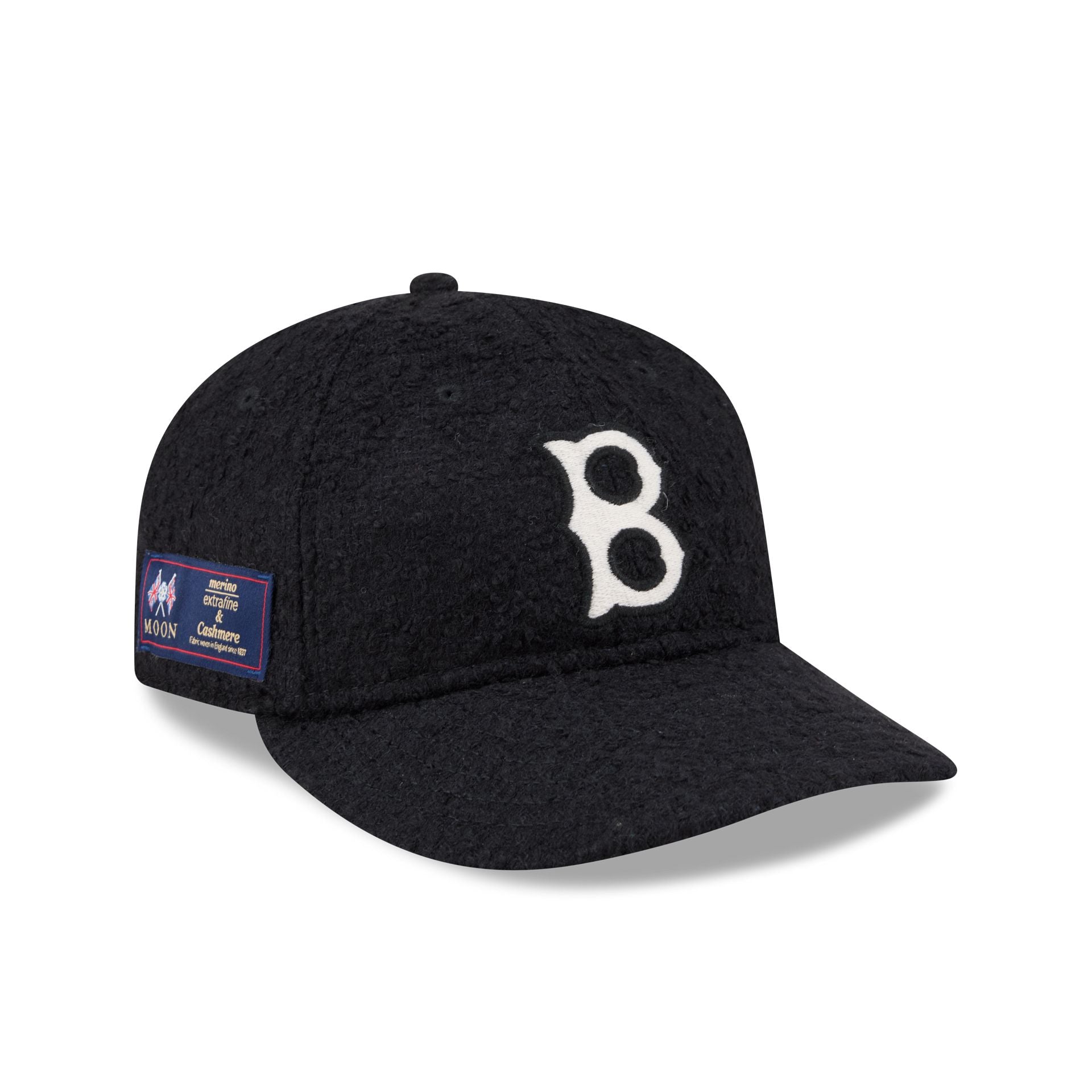 Boston Red Sox Navy Merino & Cashmere Moon Retro Crown 9Fifty Adjustable Hat