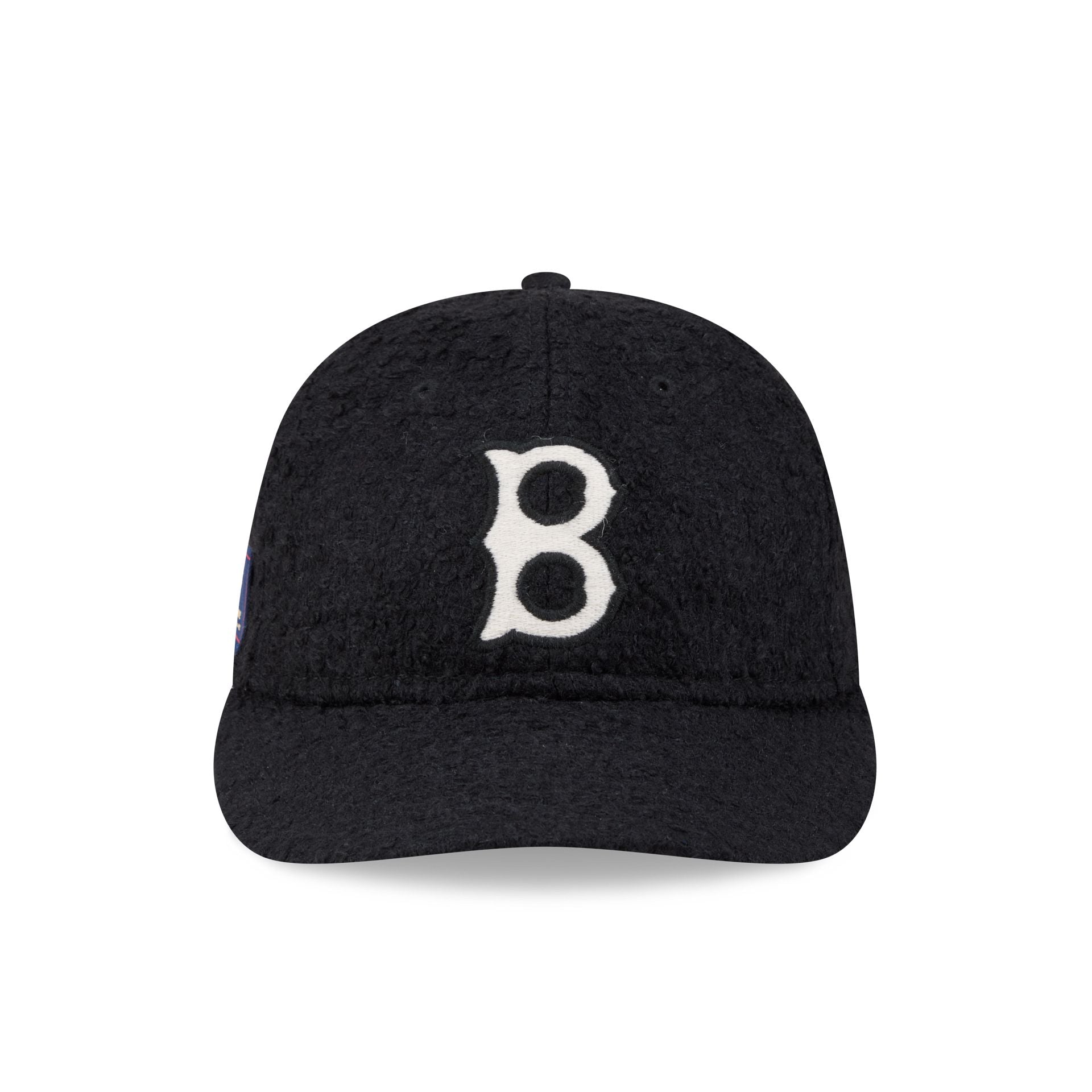 Alternative view of Boston Red Sox Navy Merino & Cashmere Moon Retro Crown 9Fifty Adjustable Hat