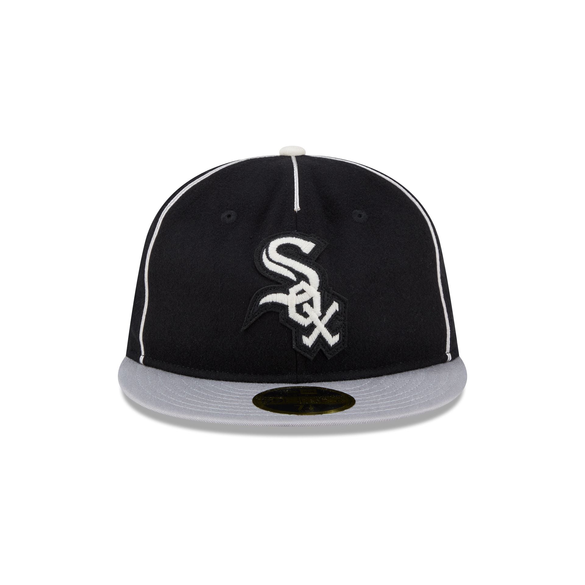 Alternative view of Chicago White Sox Felt Logo Retro Crown 59Fifty Fitted Hat