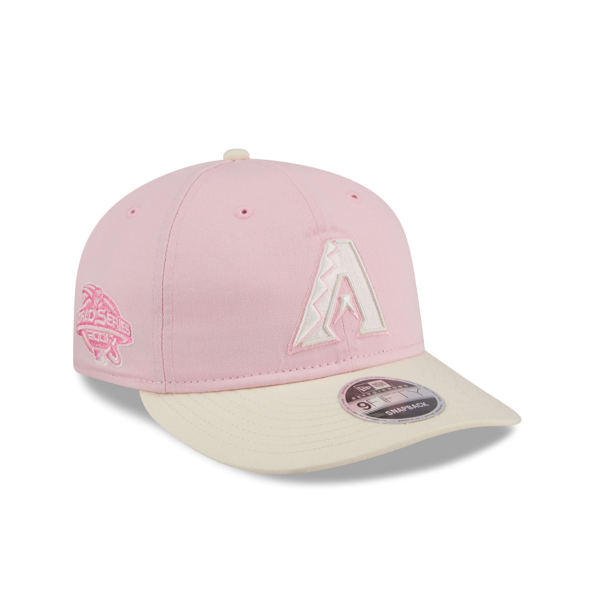 Arizona Diamondbacks Light Pink Retro Crown 9Fifty Snapback Hat