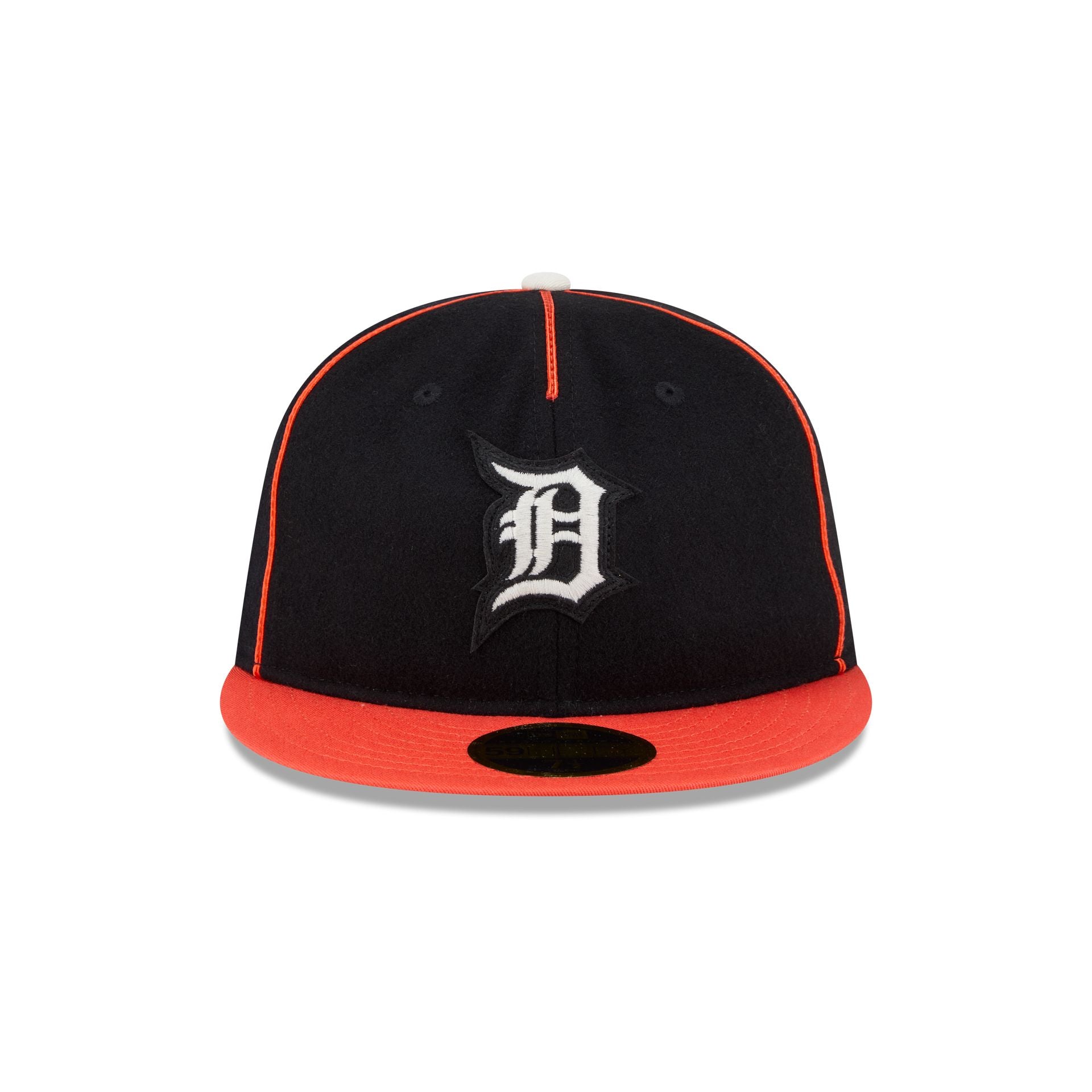 Alternative view of Detroit Tigers Felt Logo Retro Crown 59Fifty Fitted Hat