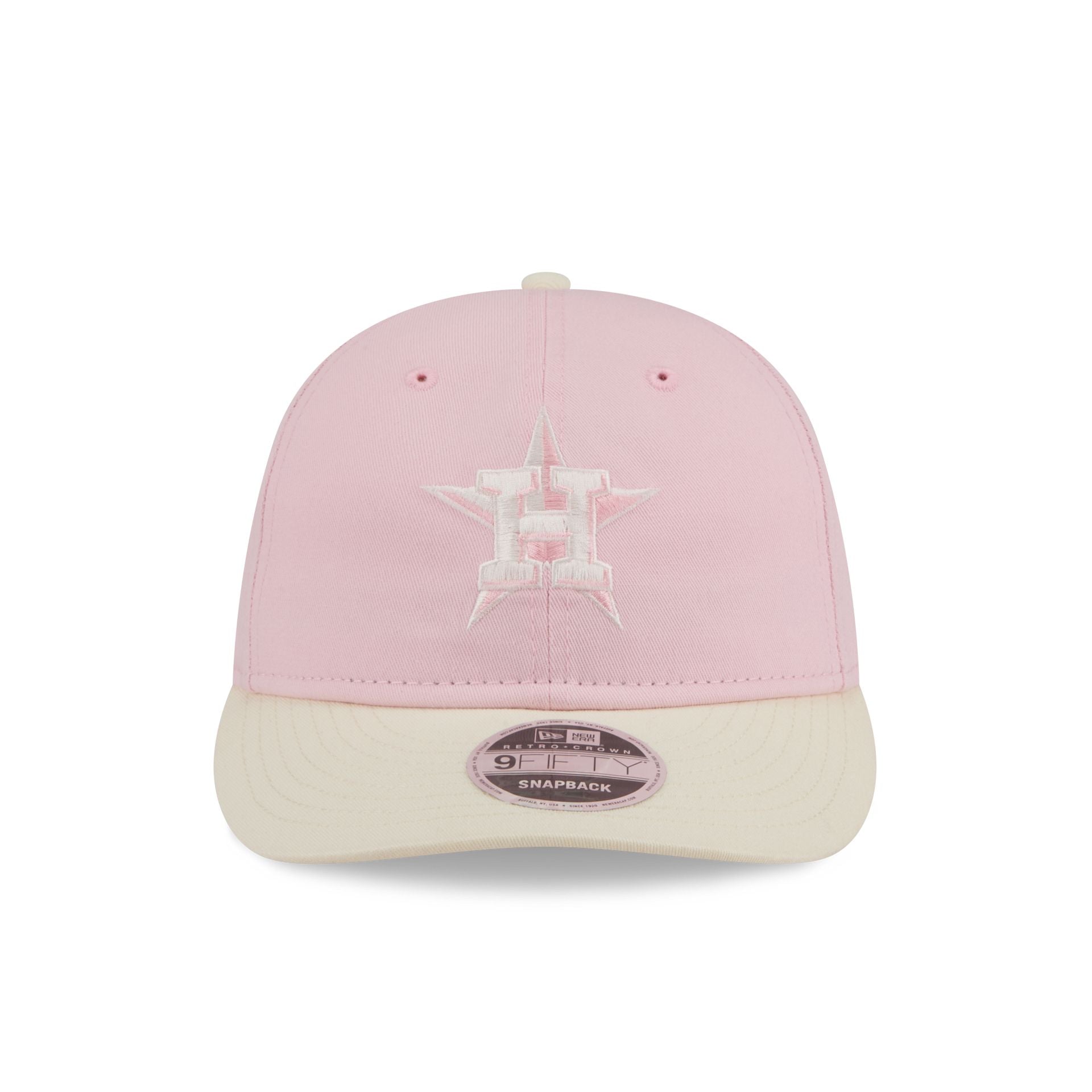 Alternative view of Houston Astros Light Pink Retro Crown 9Fifty Snapback Hat