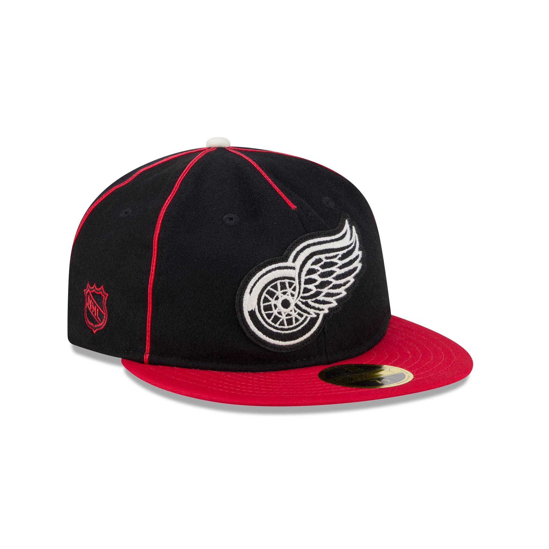 Detroit Red Wings Felt Logo Retro Crown 59Fifty Fitted Hat