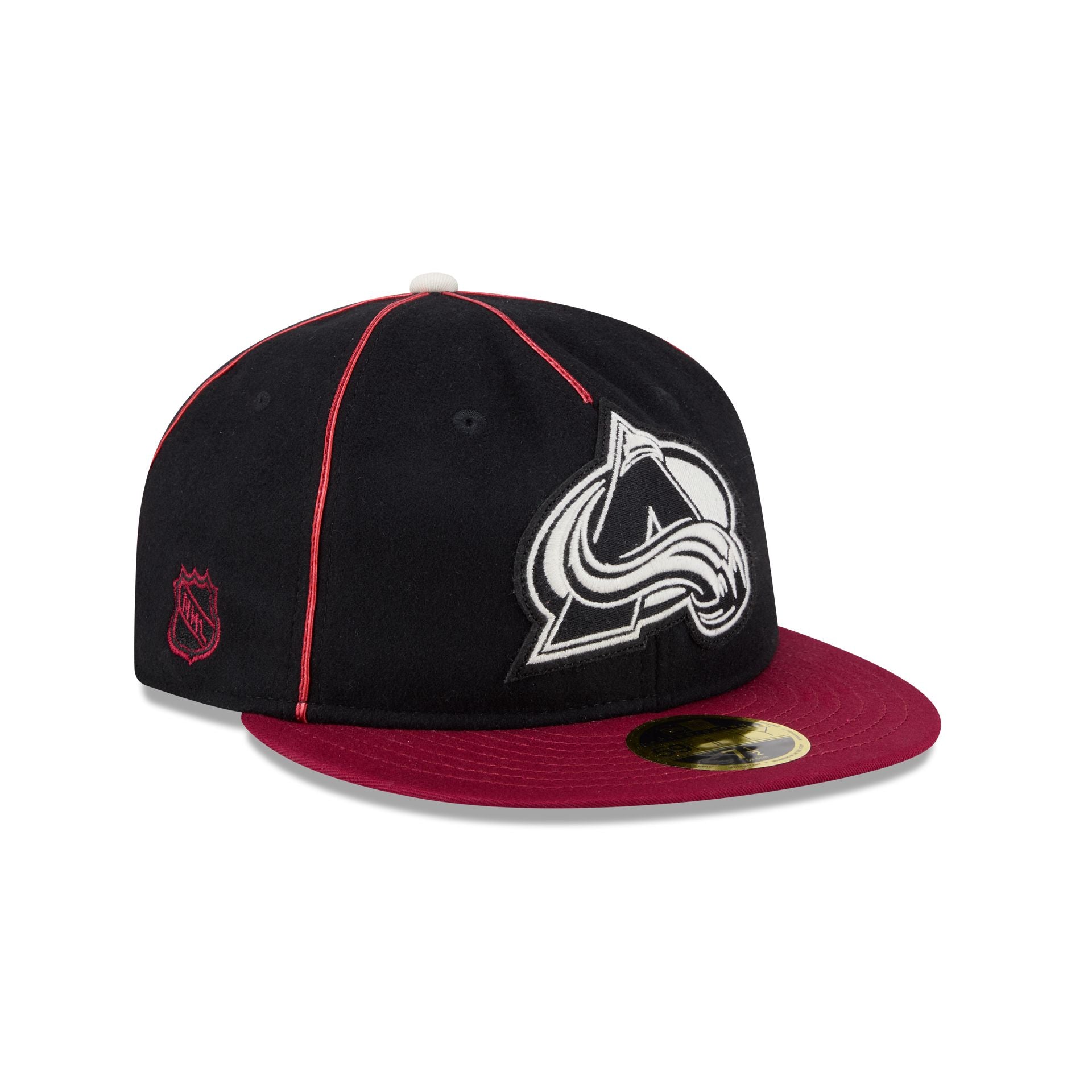 Colorado Avalanche Felt Logo Retro Crown 59Fifty Fitted Hat