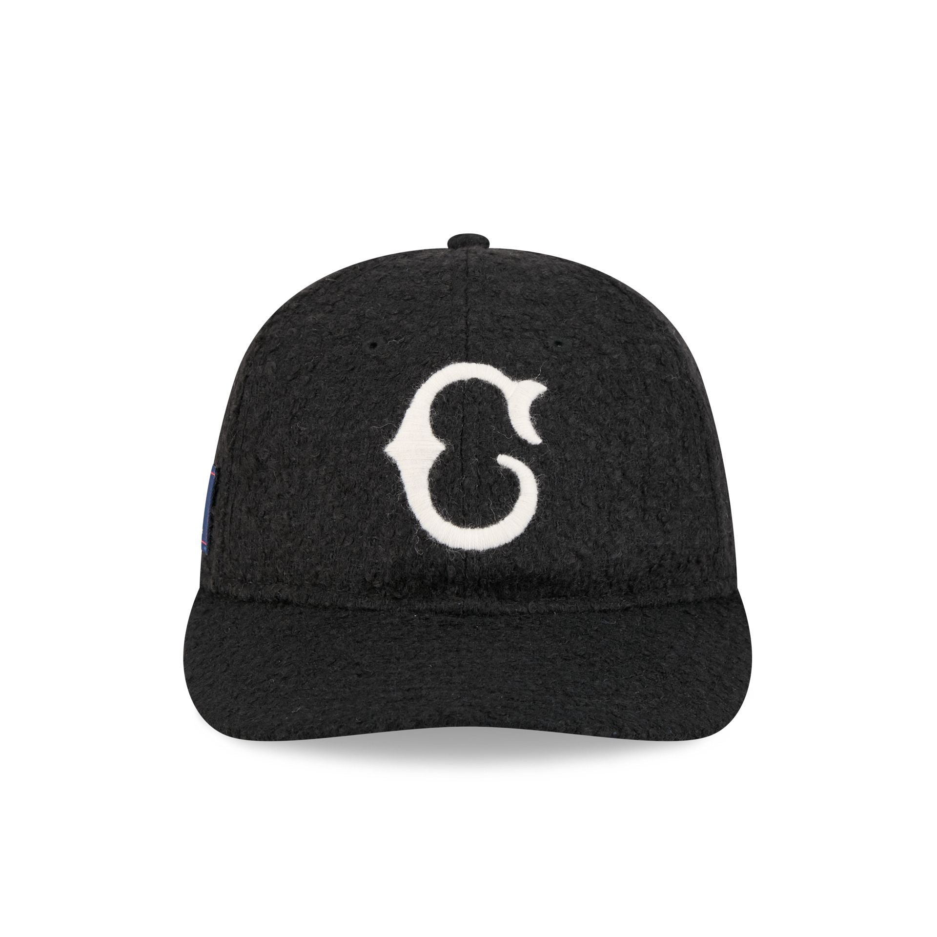 Alternative view of Cincinnati Reds Navy Merino & Cashmere Moon Retro Crown 9Fifty Adjustable Hat