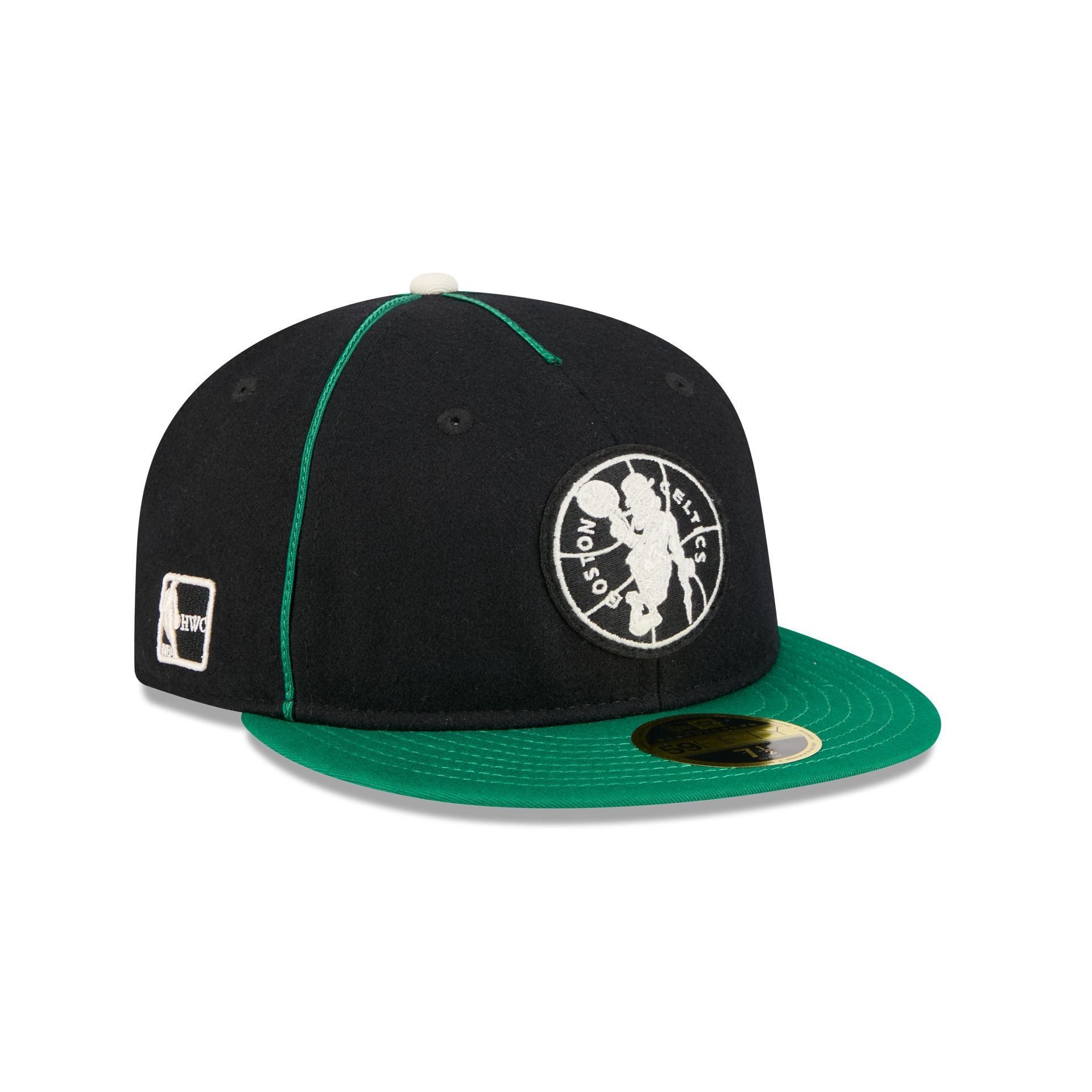 Boston Celtics Felt Logo Retro Crown 59Fifty Fitted Hat