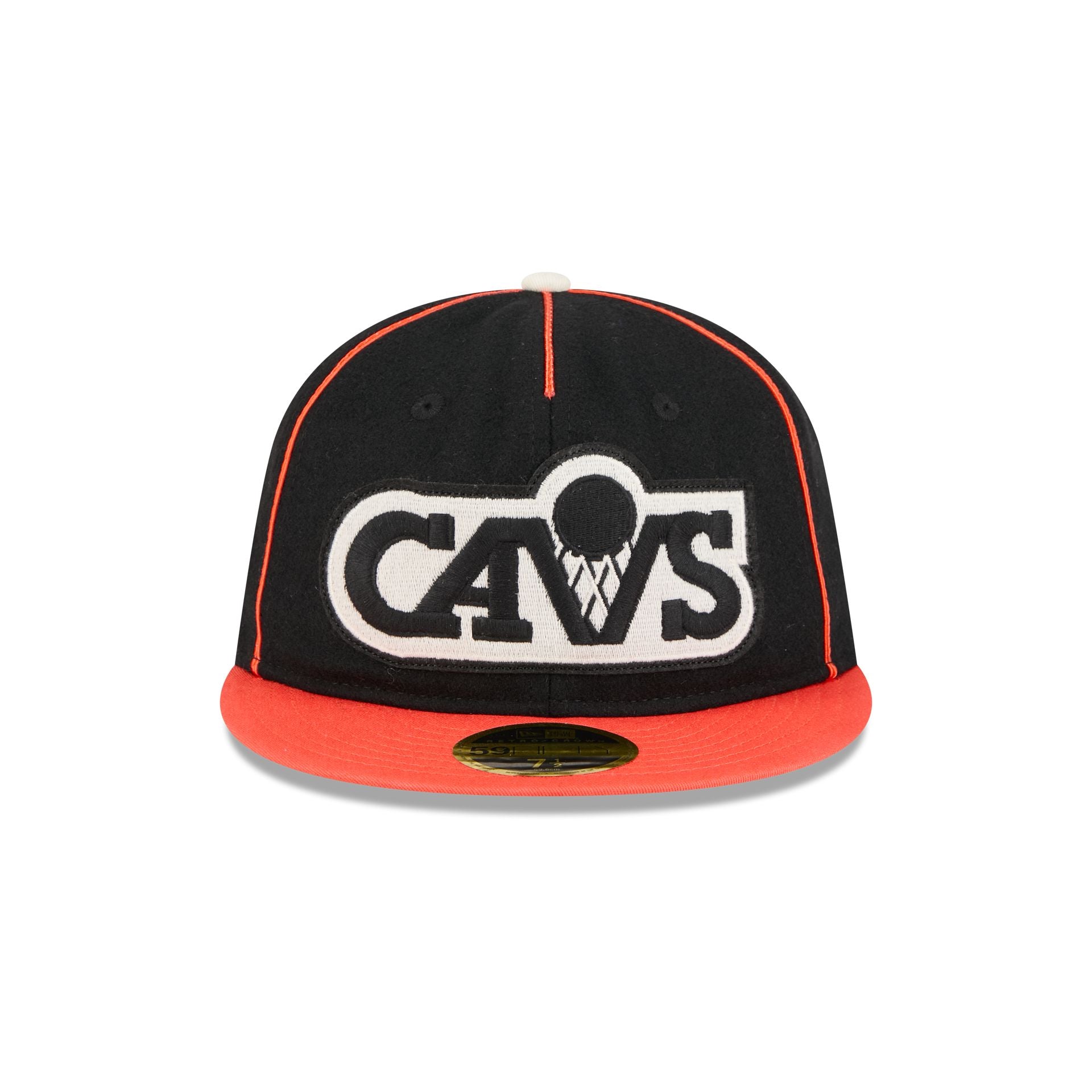 Alternative view of Cleveland Cavaliers Felt Logo Retro Crown 59Fifty Fitted Hat