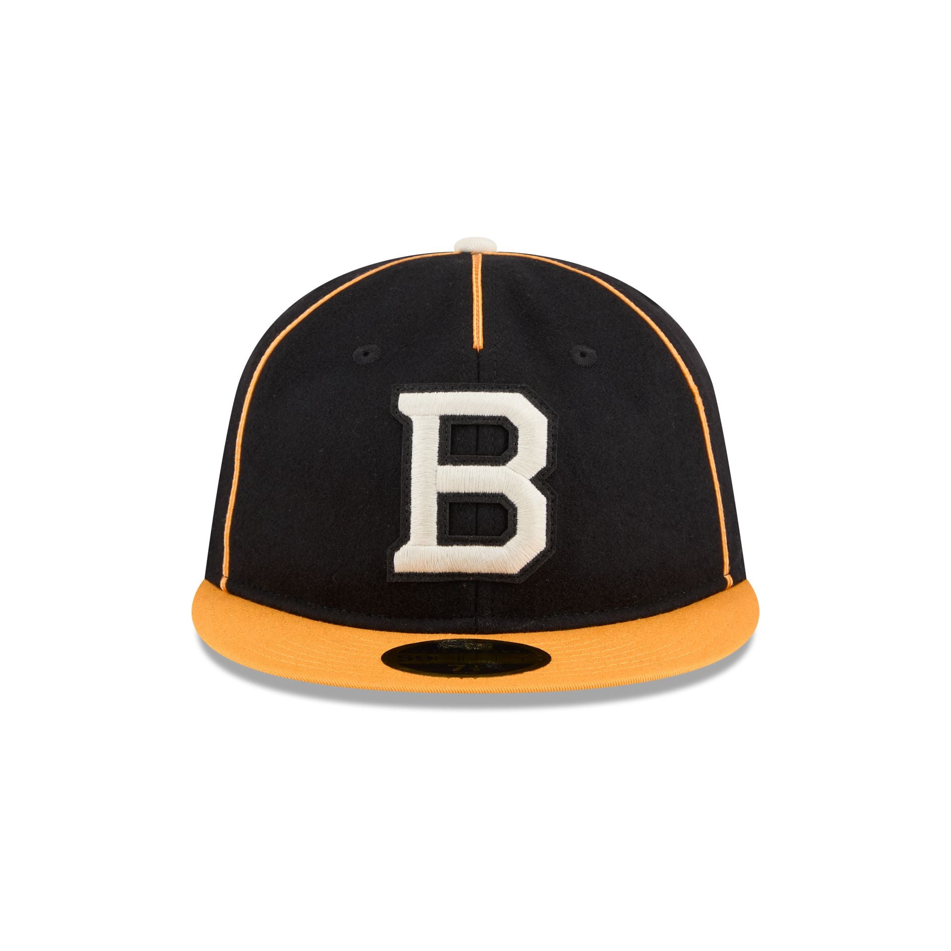 Alternative view of Boston Bruins Felt Logo Retro Crown 59Fifty Fitted Hat