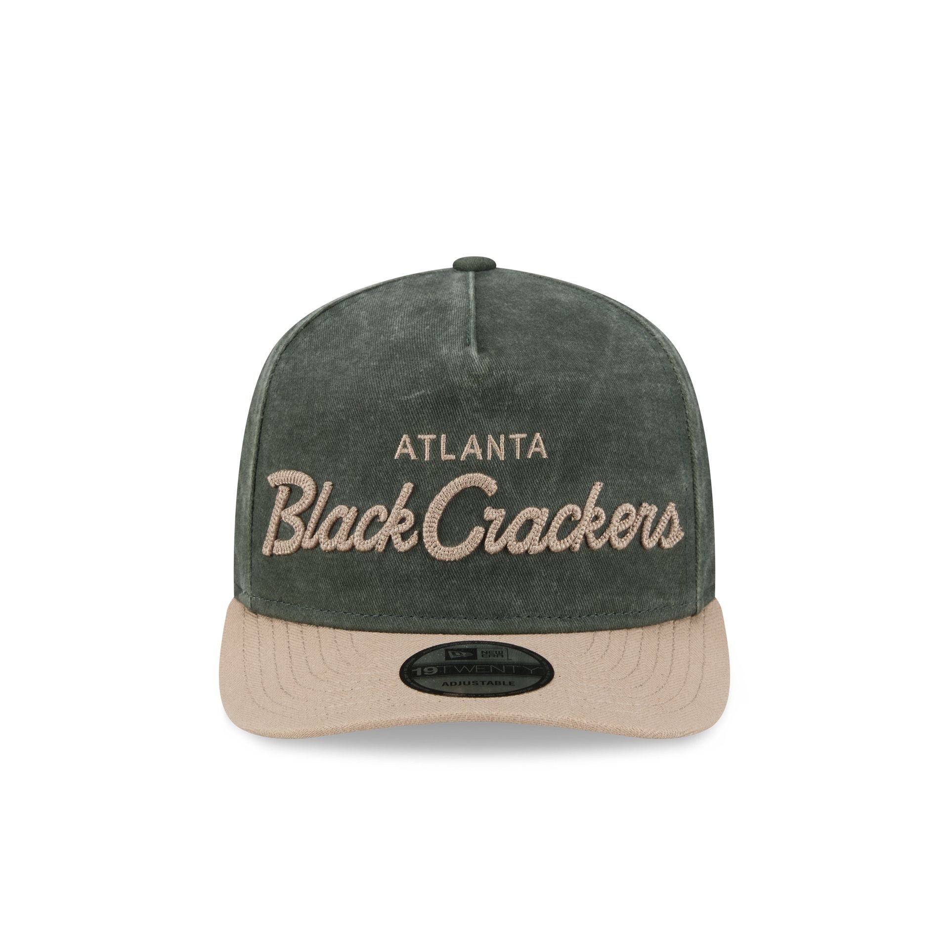 Alternative view of Atlanta Black Crackers Chainstitch Dark Green 19Twenty Adjustable Hat