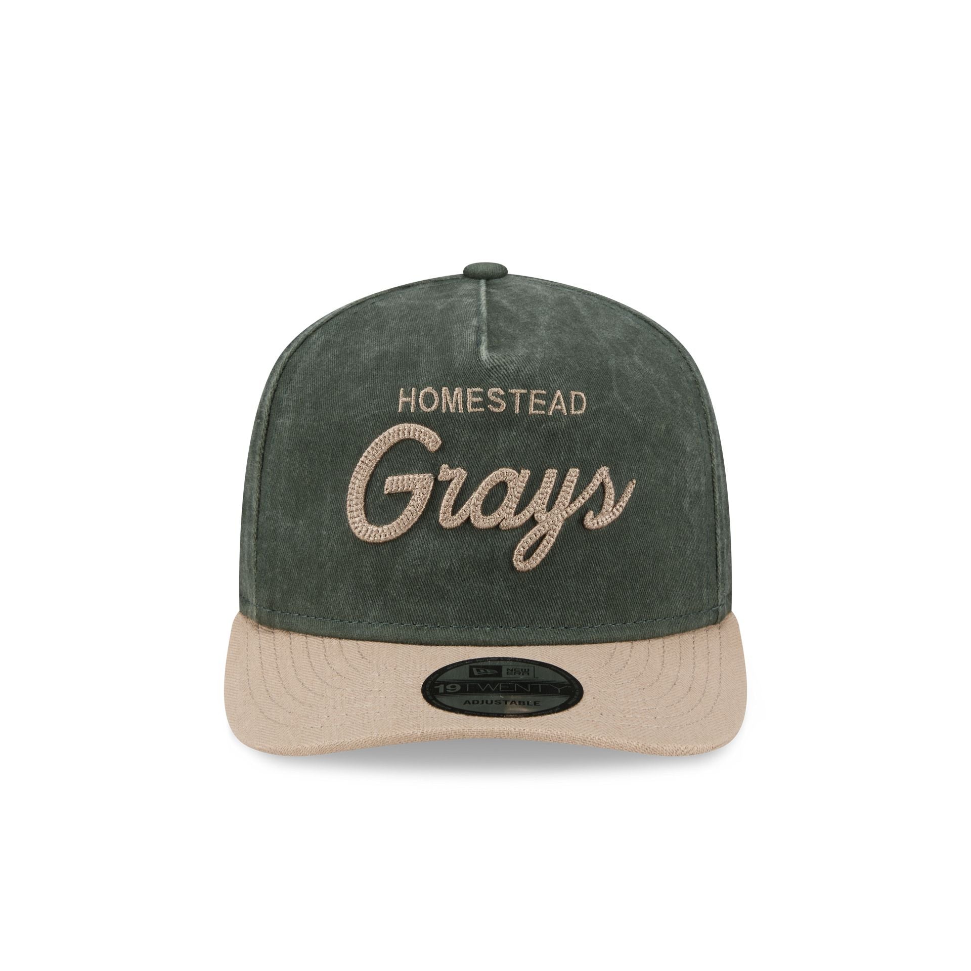 Alternative view of Homestead Grays Chainstitch Dark Green 19Twenty Adjustable Hat