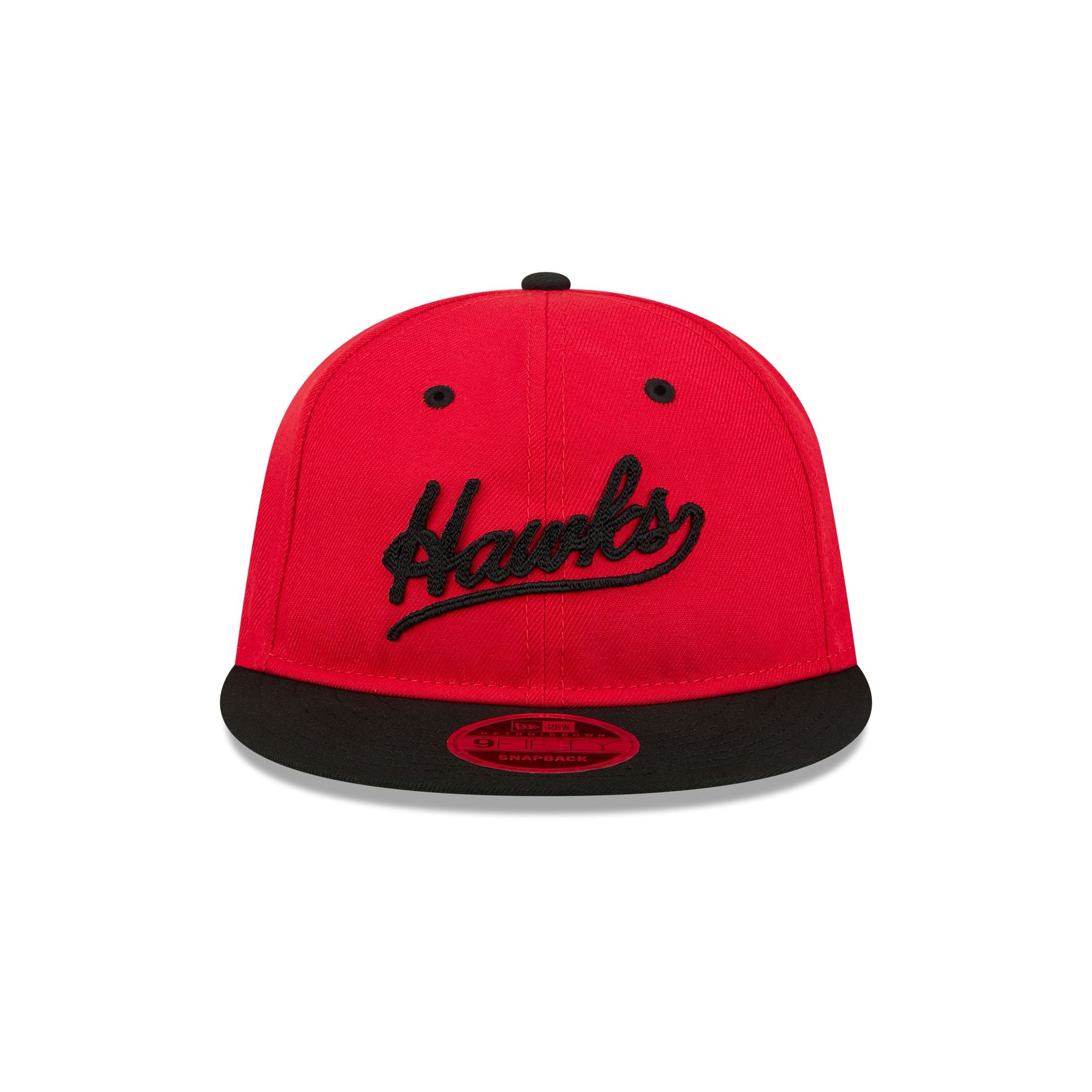 Alternative view of Atlanta Hawks Chainstitch Script Retro Crown 9Fifty Snapback Hat