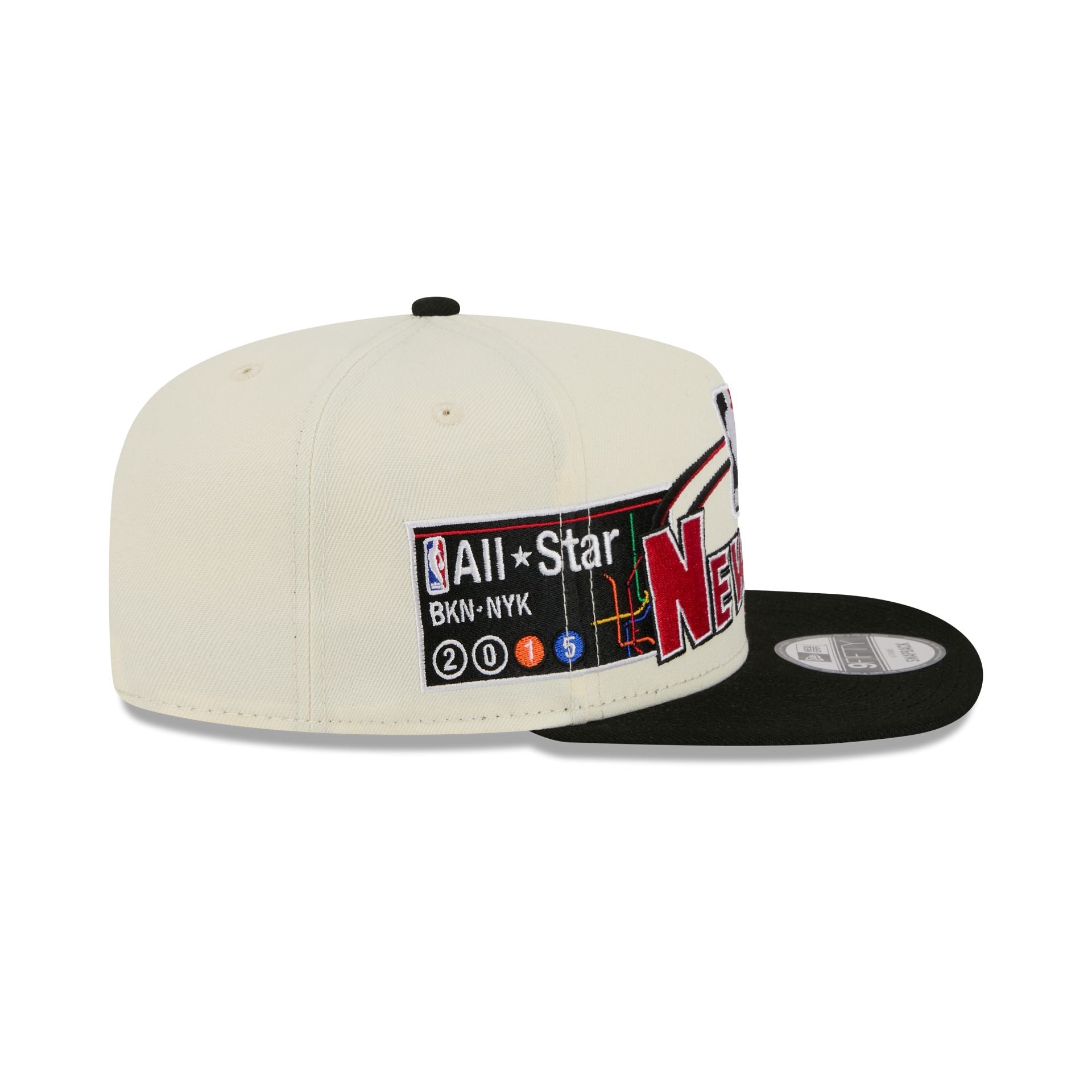 Brooklyn Nets Hardwood Classics 2015 All-Star Game 9Fifty A-Frame Snapback Hat - Image 4