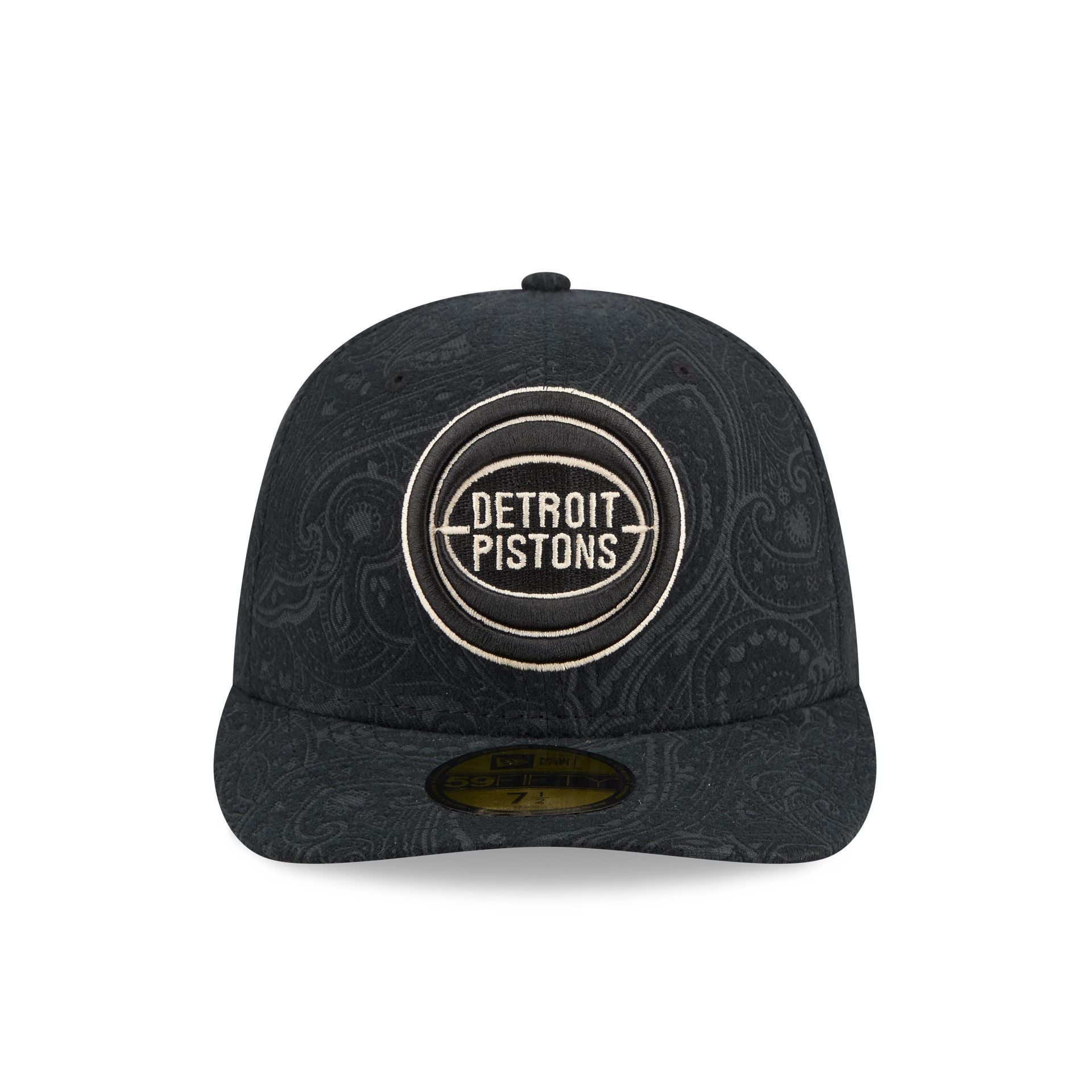 Alternative view of Detroit Pistons Three Looms Brushed Cotton 59Fifty Fitted Hat