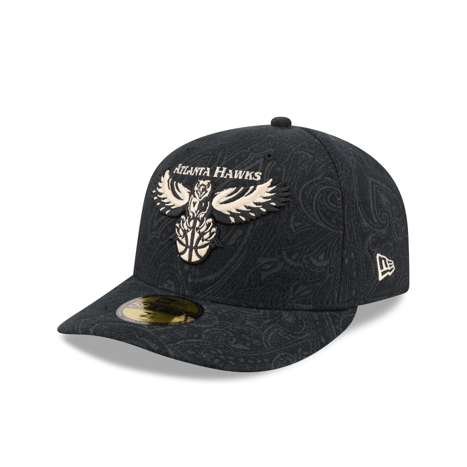 Atlanta Hawks Three Looms Brushed Cotton 59Fifty Fitted Hat