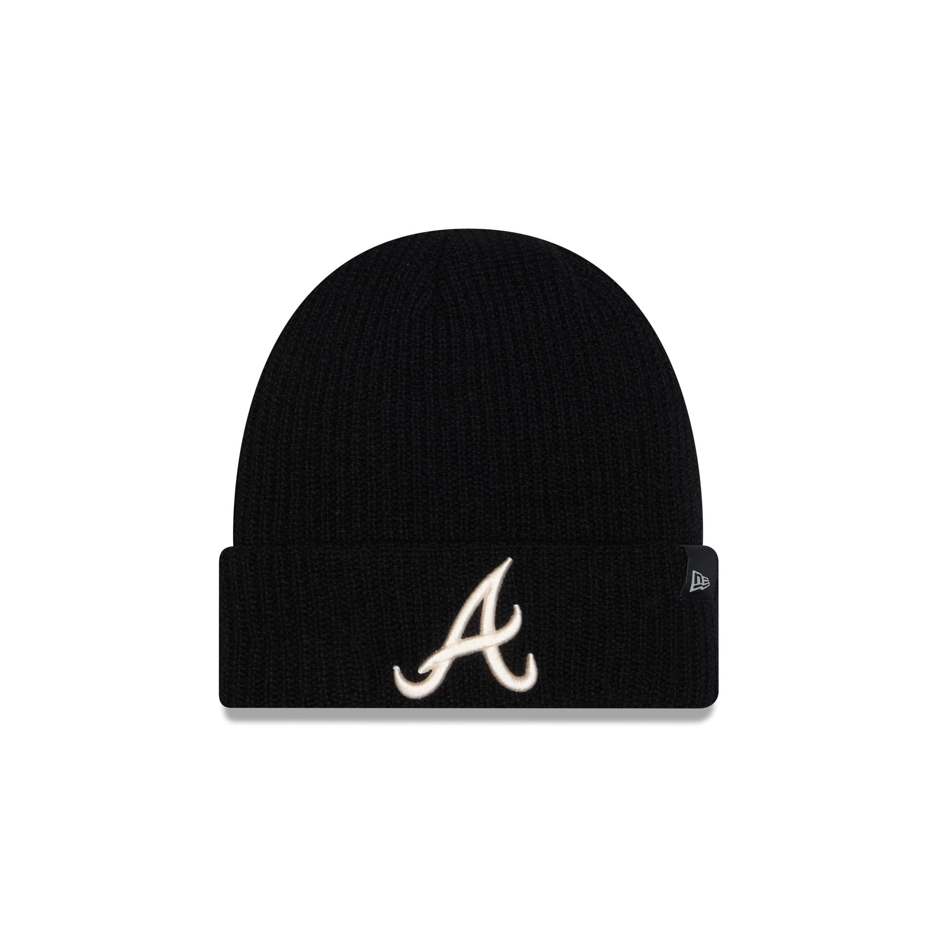 Atlanta Braves Cashmere Black Cuff Knit Hat