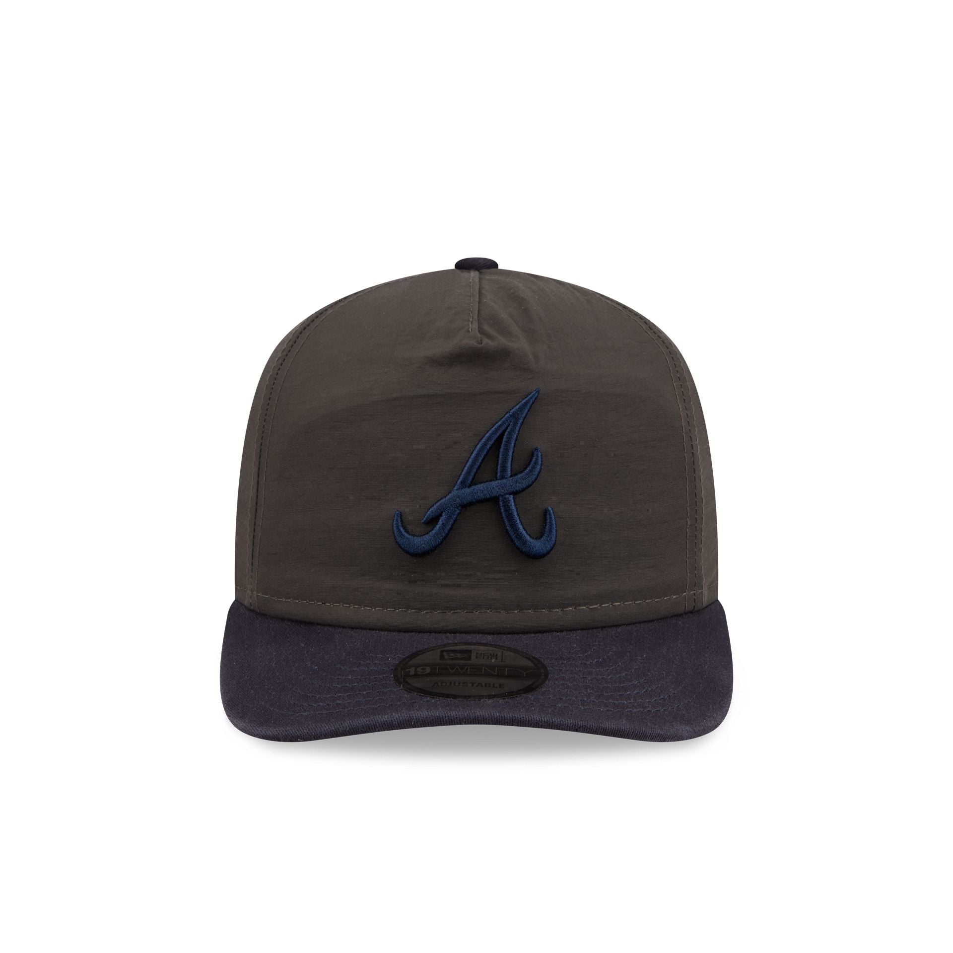 Alternative view of Atlanta Braves Three Looms Nylon Black 19Twenty Adjustable Hat