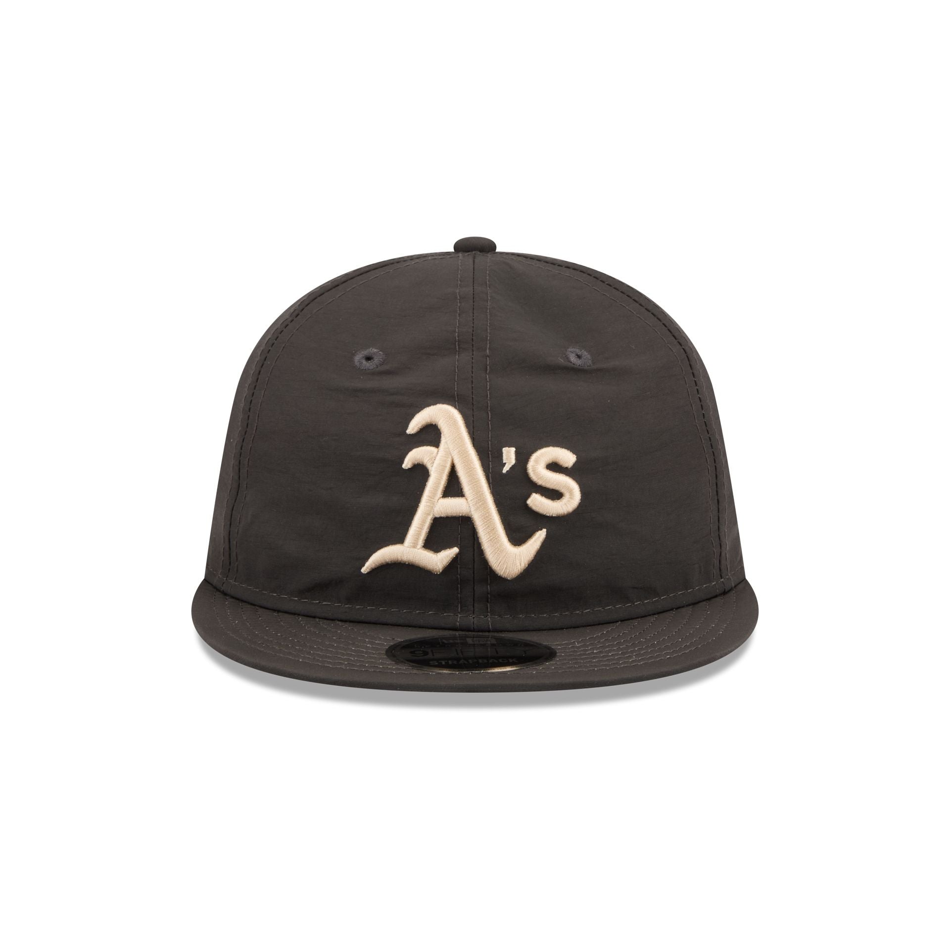 Alternative view of Athletics Three Looms Nylon Black Retro Crown 9Fifty Adjustable Hat