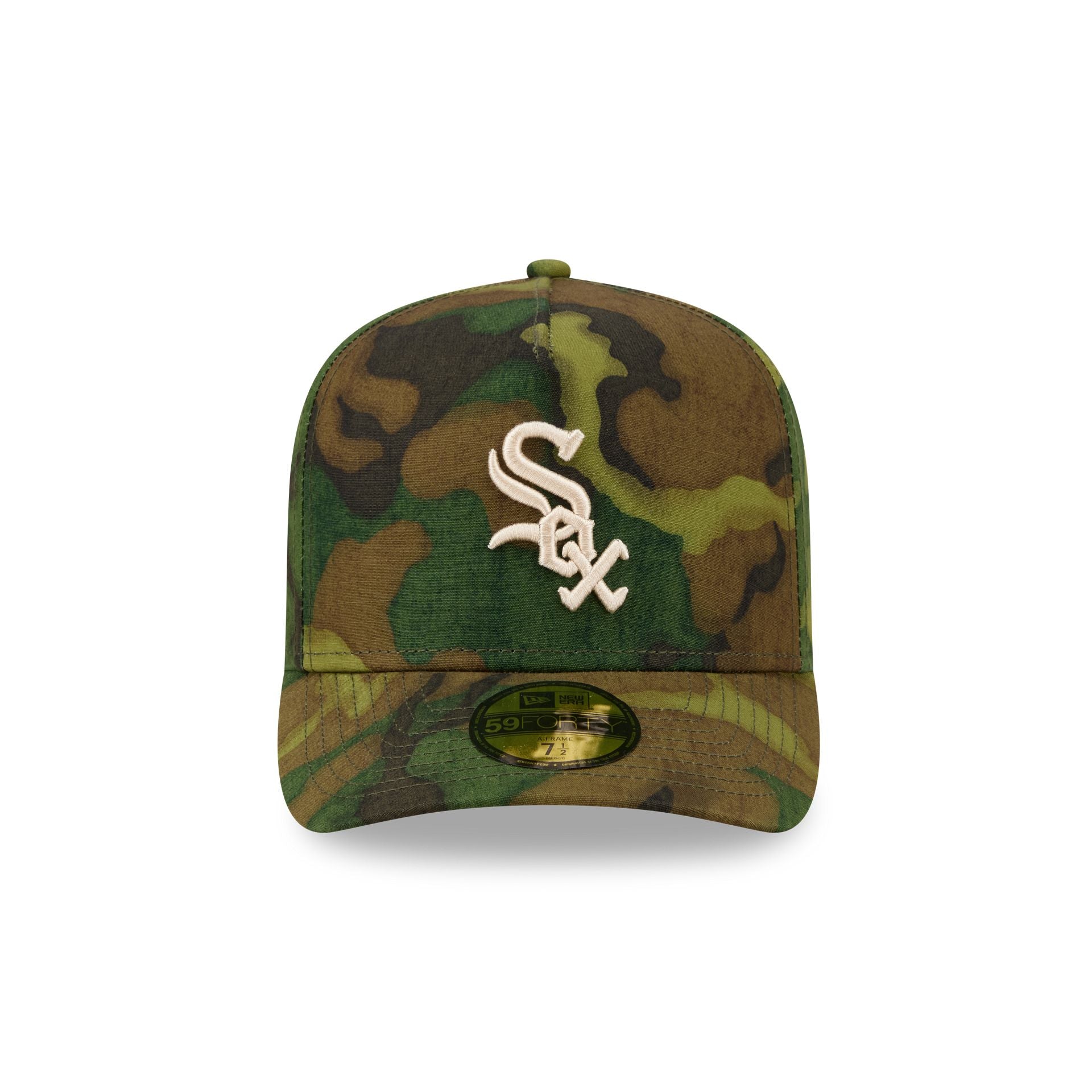 Alternative view of Chicago White Sox Three Looms Ripstop Camo 59Forty Fitted Hat