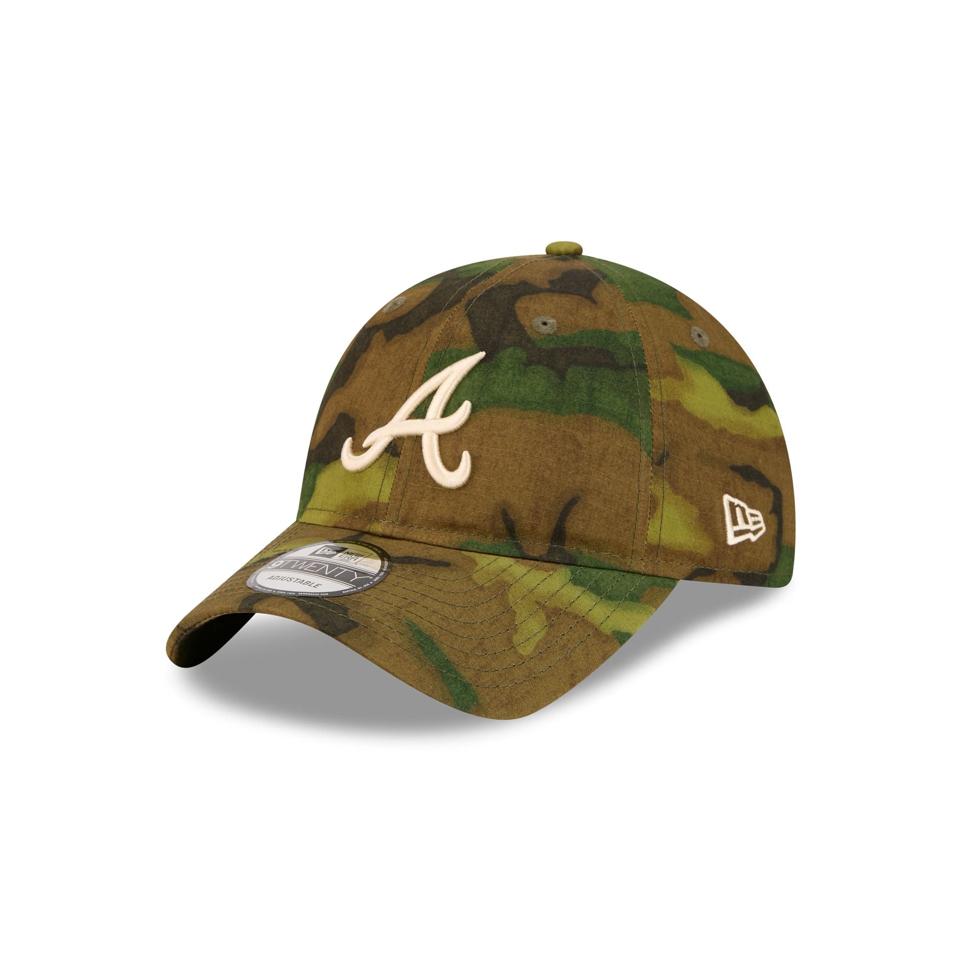 Atlanta Braves Three Looms Ripstop Camo 9Twenty Adjustable Hat