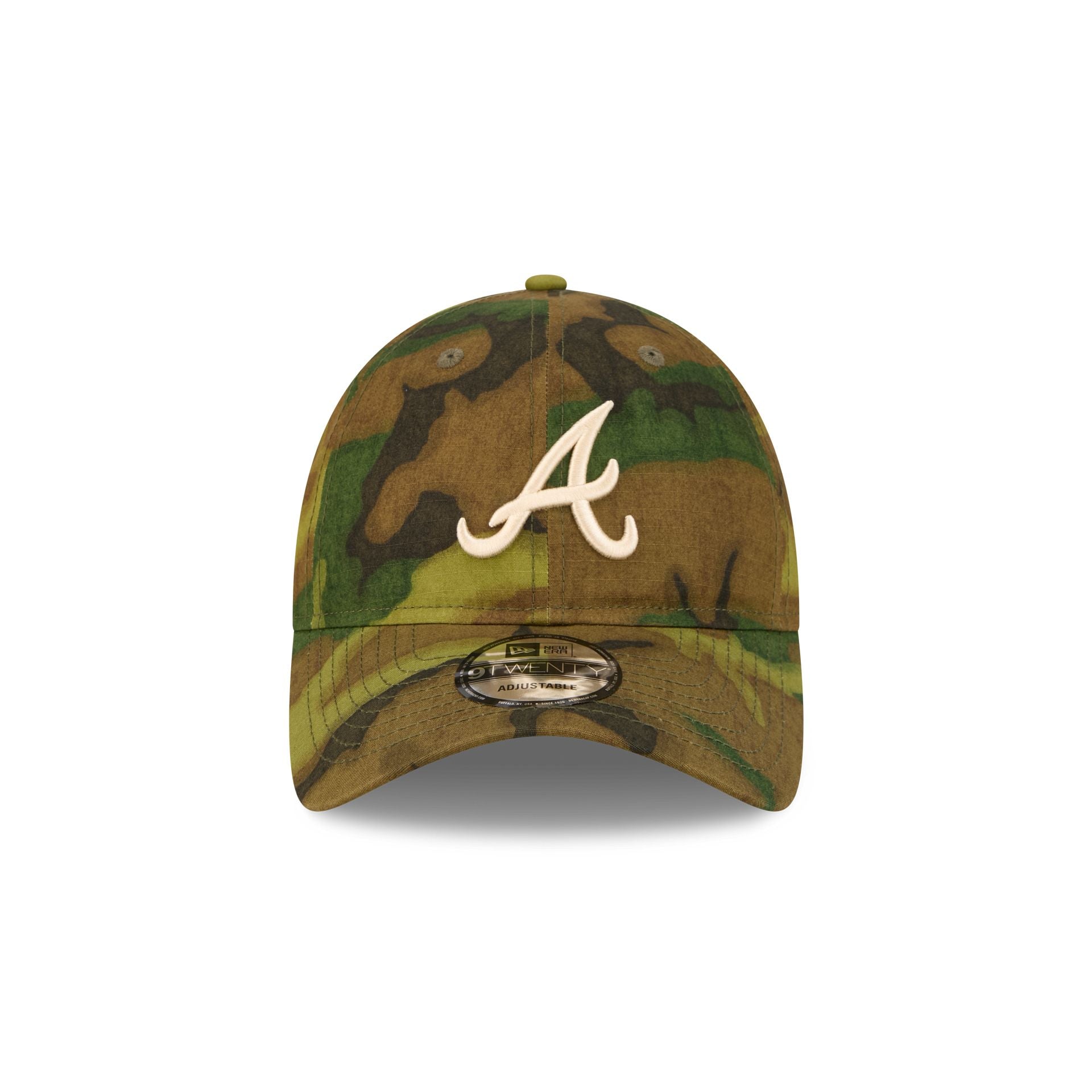 Alternative view of Atlanta Braves Three Looms Ripstop Camo 9Twenty Adjustable Hat