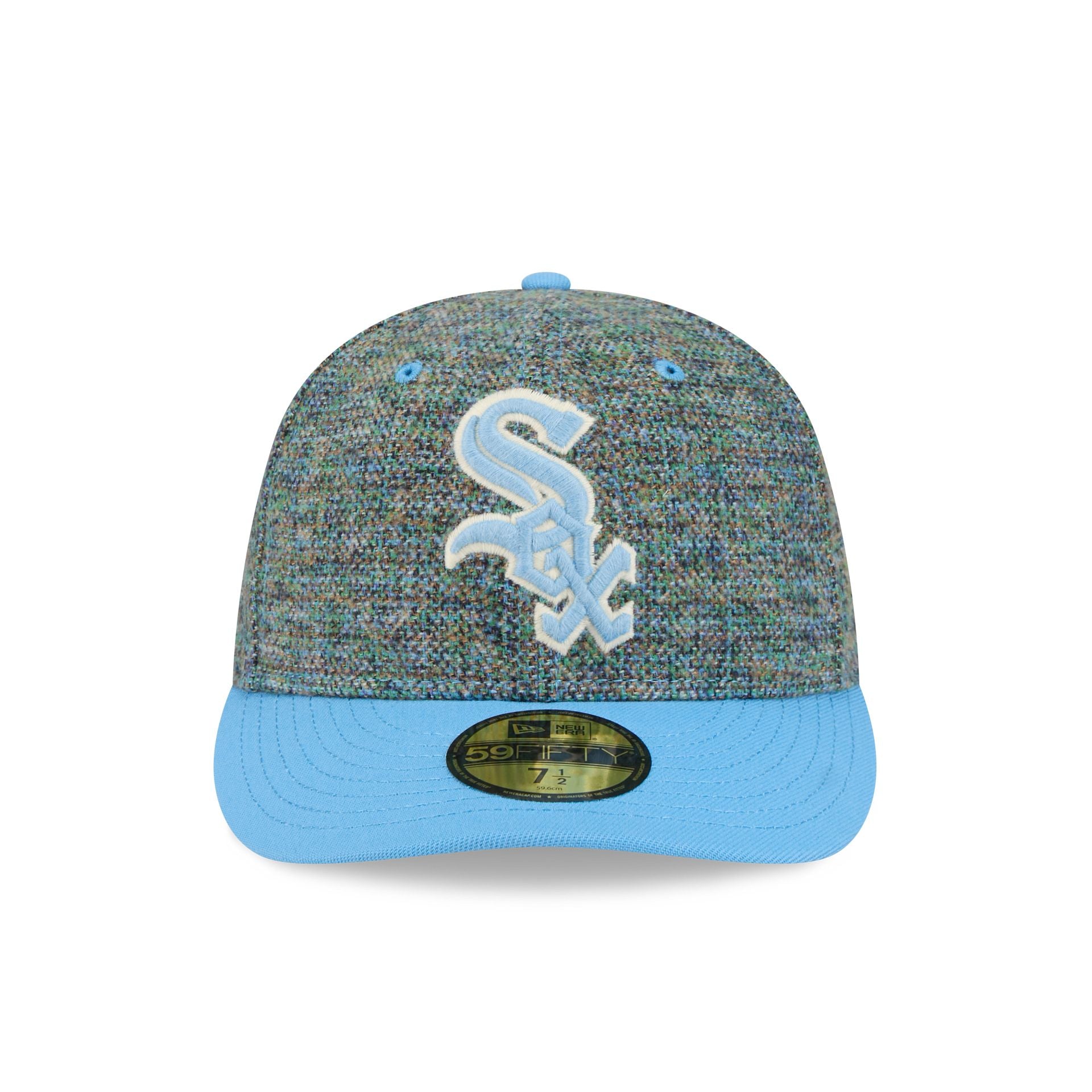 Alternative view of Chicago White Sox Three Looms Tweedy Cotton Radiant Blue 59Fifty Fitted Hat