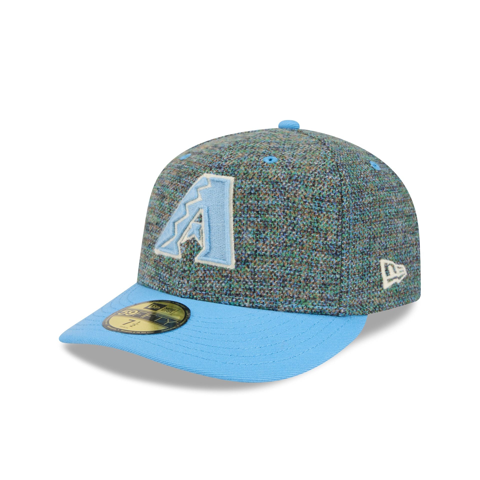 Arizona Diamondbacks Three Looms Tweedy Cotton Radiant Blue 59Fifty Fitted Hat