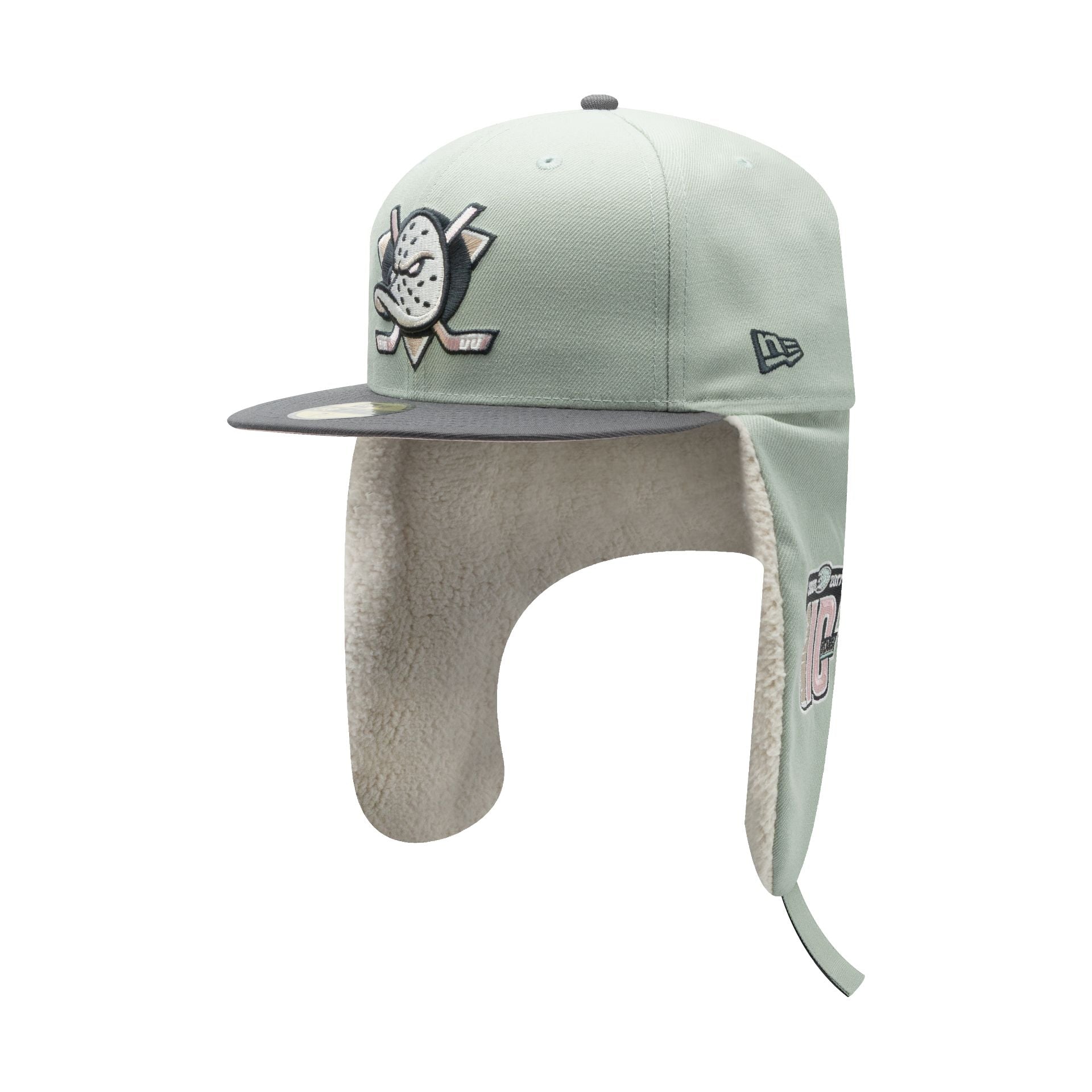 Alternative view of Anaheim Ducks Patches Mint Dog Ear 59Fifty Fitted Hat