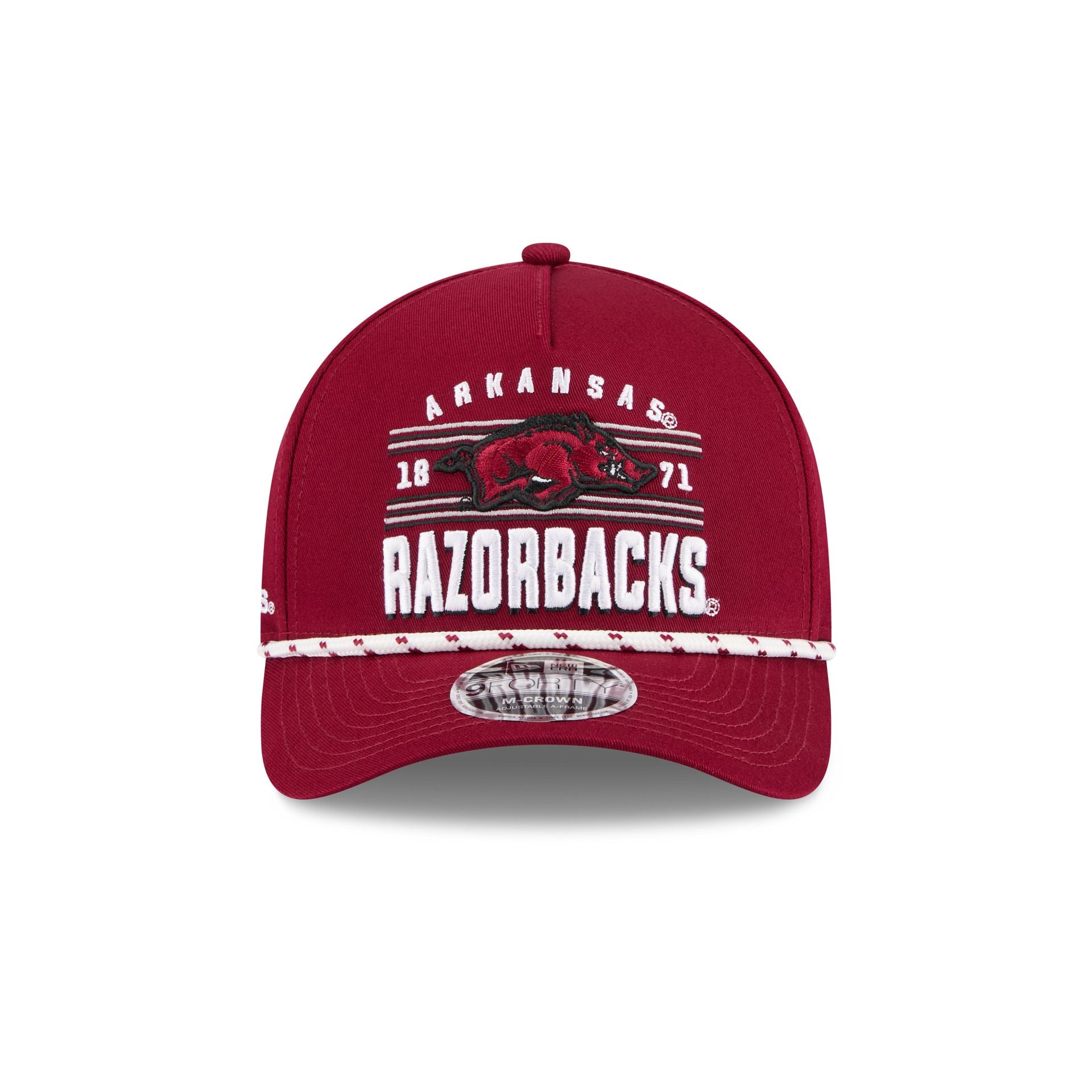 Alternative view of Arkansas Razorbacks March Madness 9Forty M-Crown A-Frame Snapback Hat