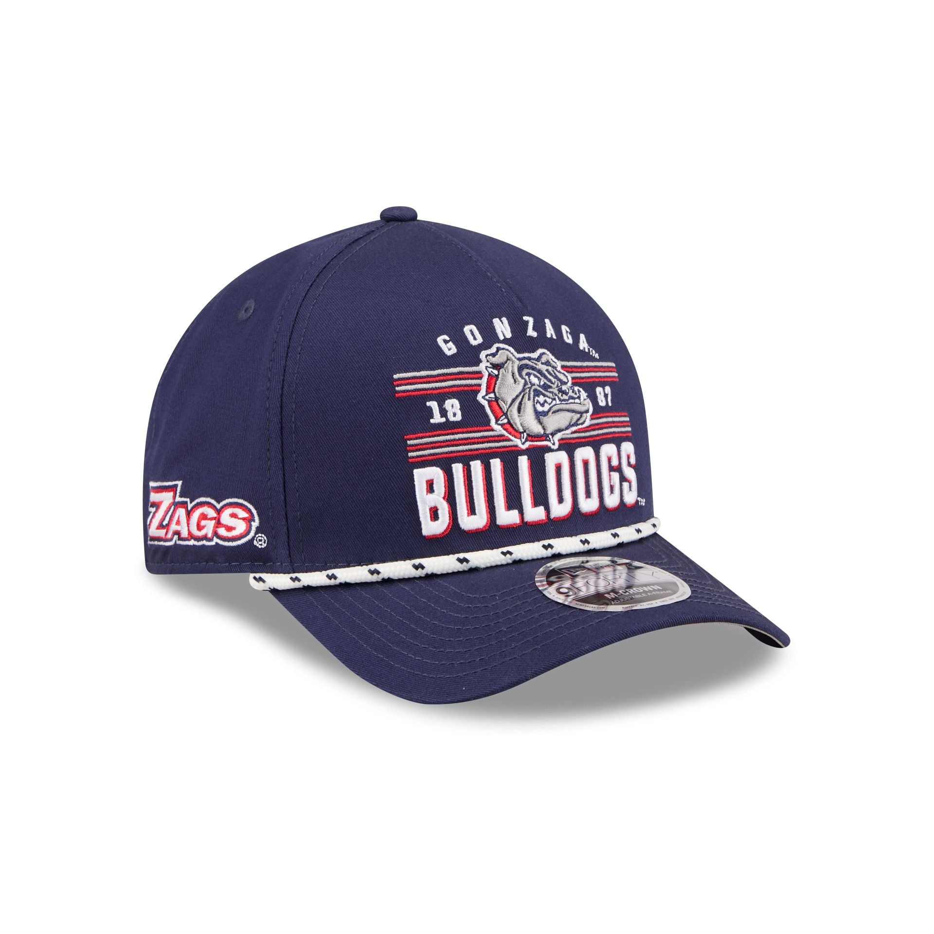 Gonzaga Bulldogs March Madness 9Forty M-Crown A-Frame Snapback Hat