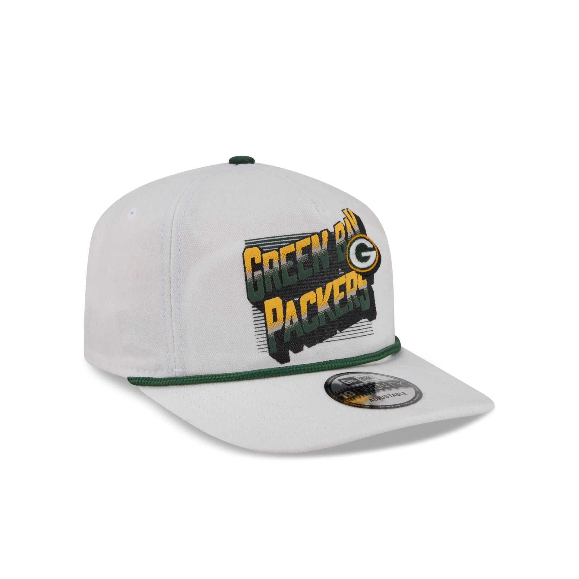 Green Bay Packers Duck Cloth 19Twenty Adjustable Hat - Image 3