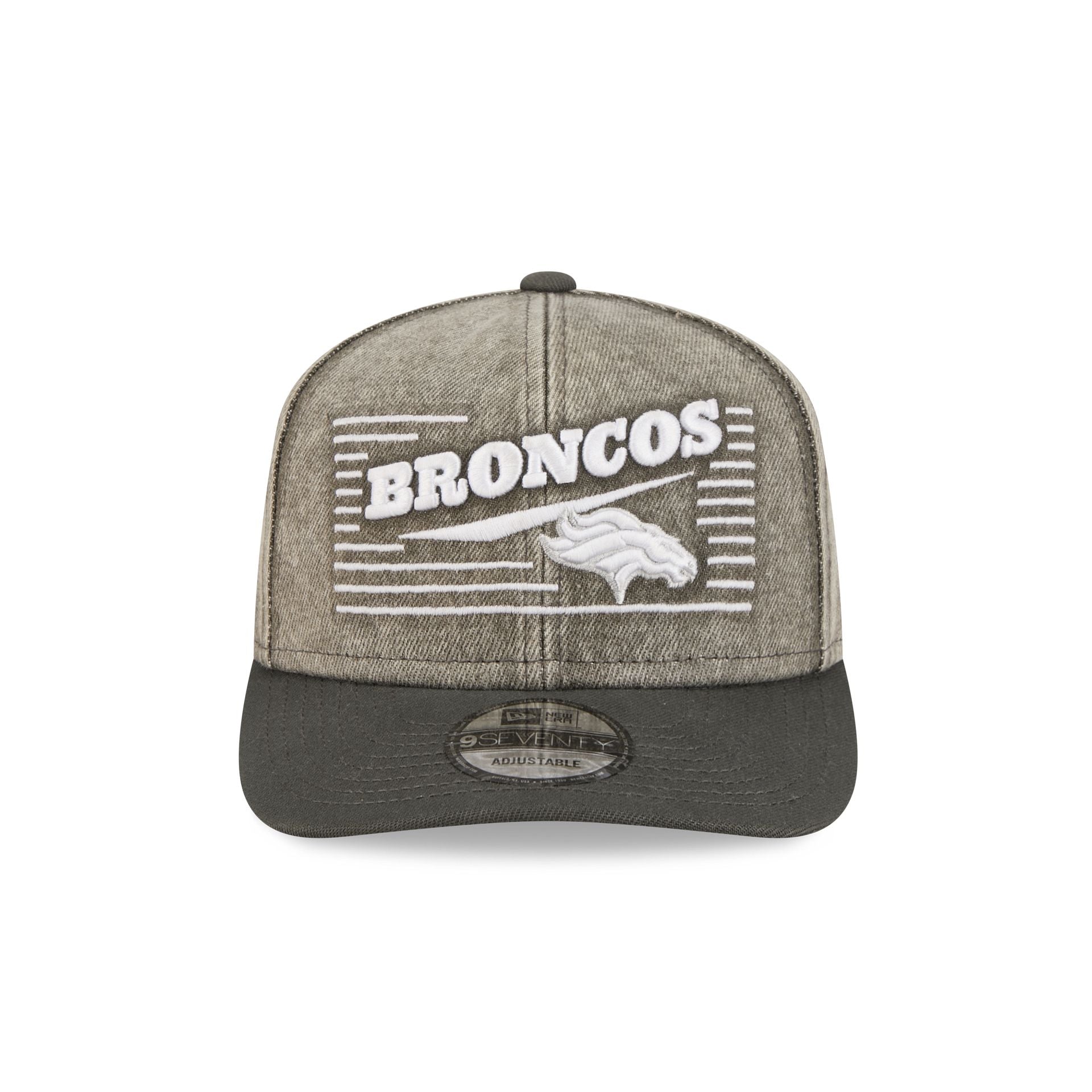 Alternative view of Denver Broncos Washed Denim 9Seventy Adjustable Hat