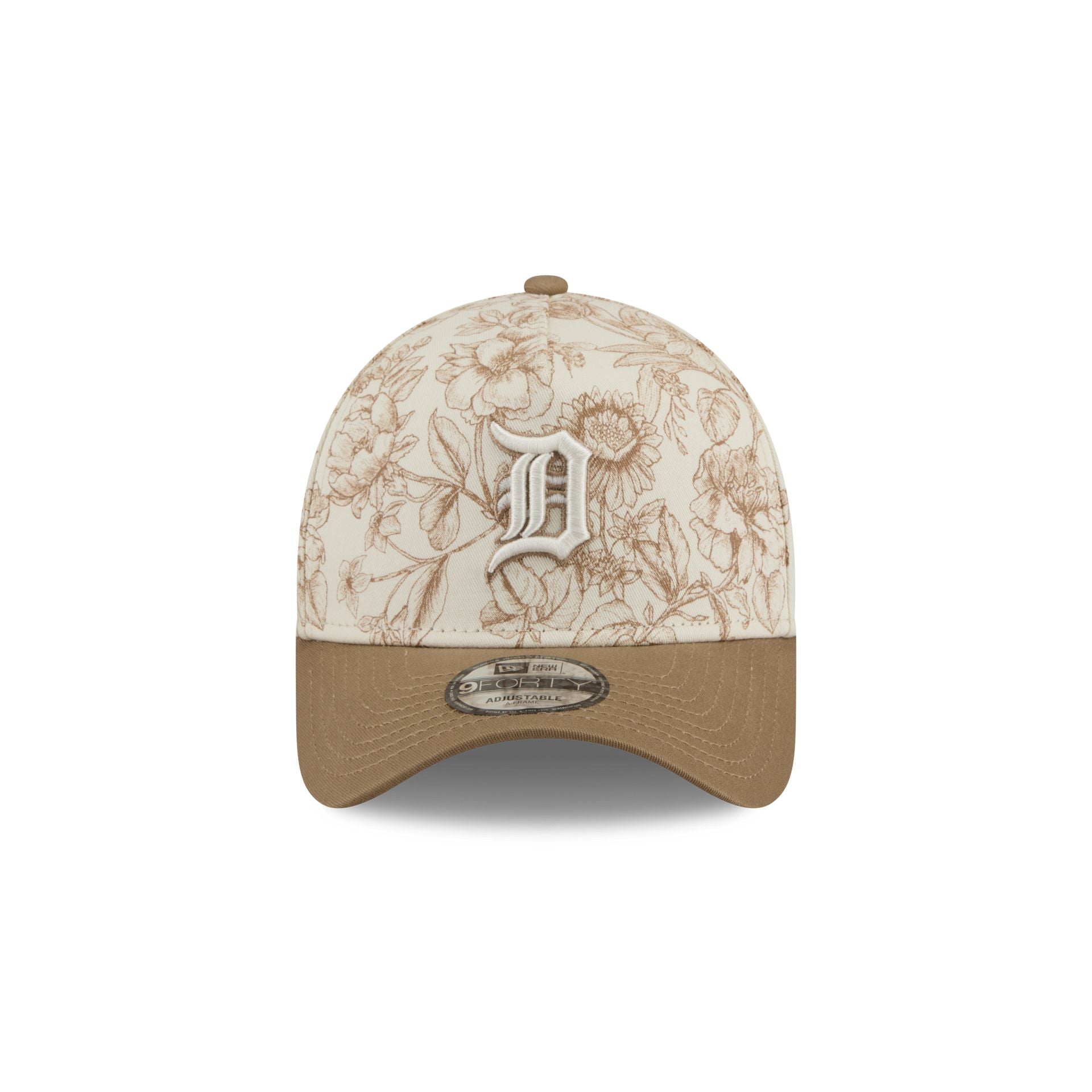 Alternative view of Detroit Tigers Spring Floral 9Forty A-Frame Snapback Hat