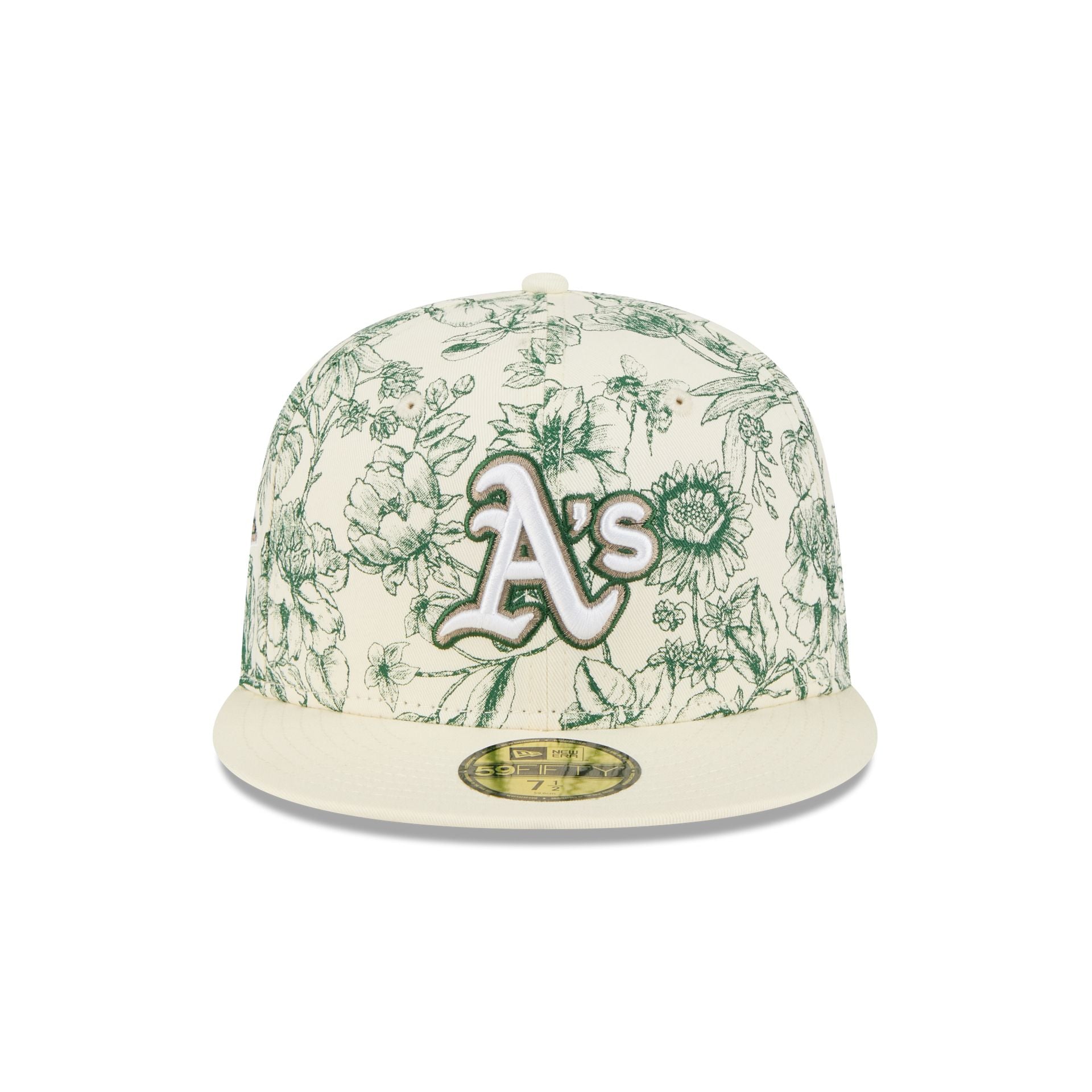 Alternative view of Athletics Spring Floral 59Fifty Fitted Hat