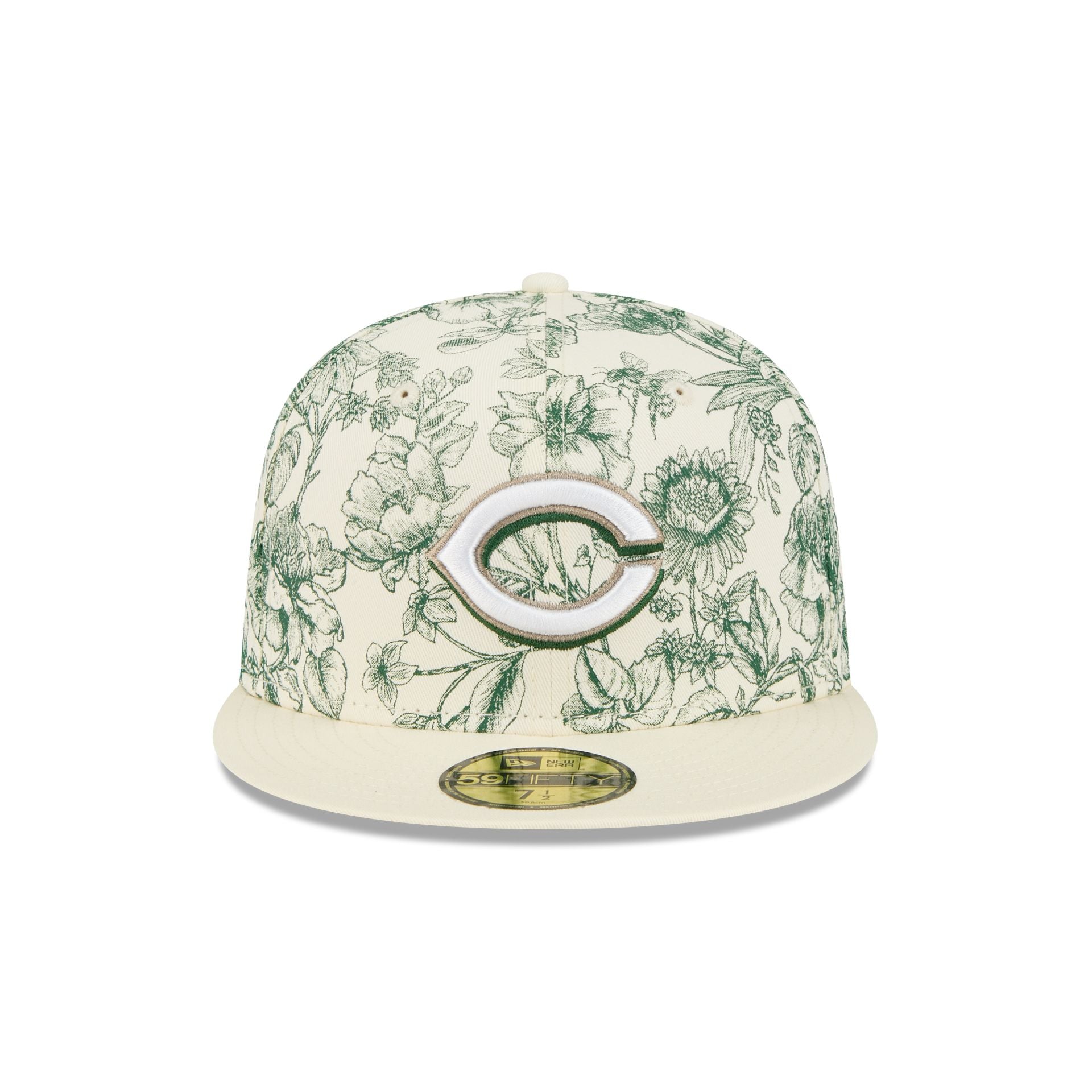 Alternative view of Cincinnati Reds Spring Floral 59Fifty Fitted Hat