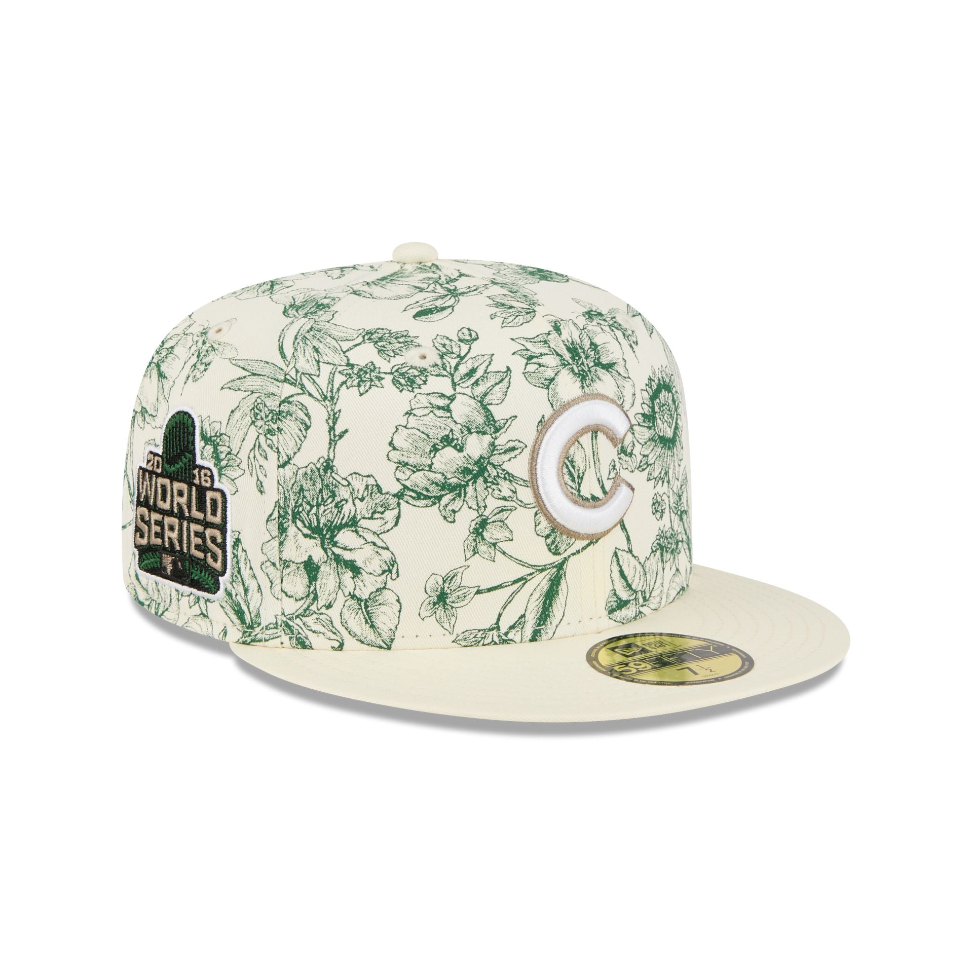 Chicago Cubs Spring Floral 59Fifty Fitted Hat