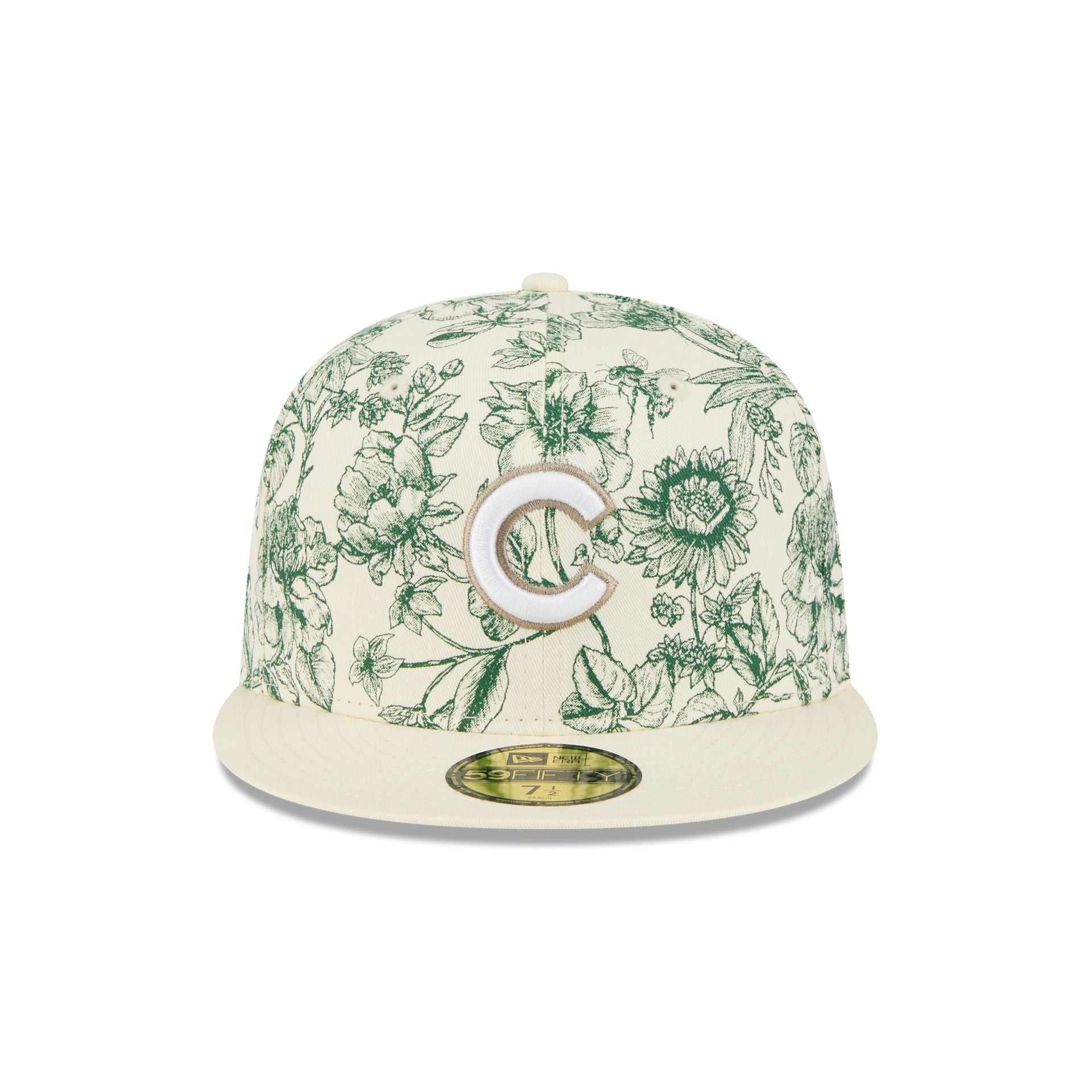 Alternative view of Chicago Cubs Spring Floral 59Fifty Fitted Hat