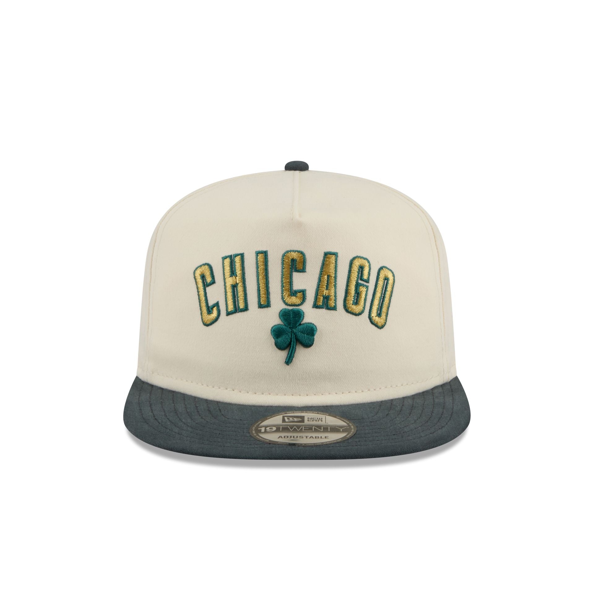 Alternative view of Chicago Cubs Metallic Logo 19Twenty Adjustable Hat